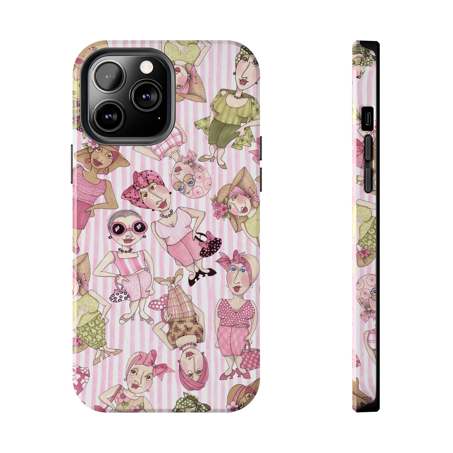 Tossed Ladies Pink Phone Case