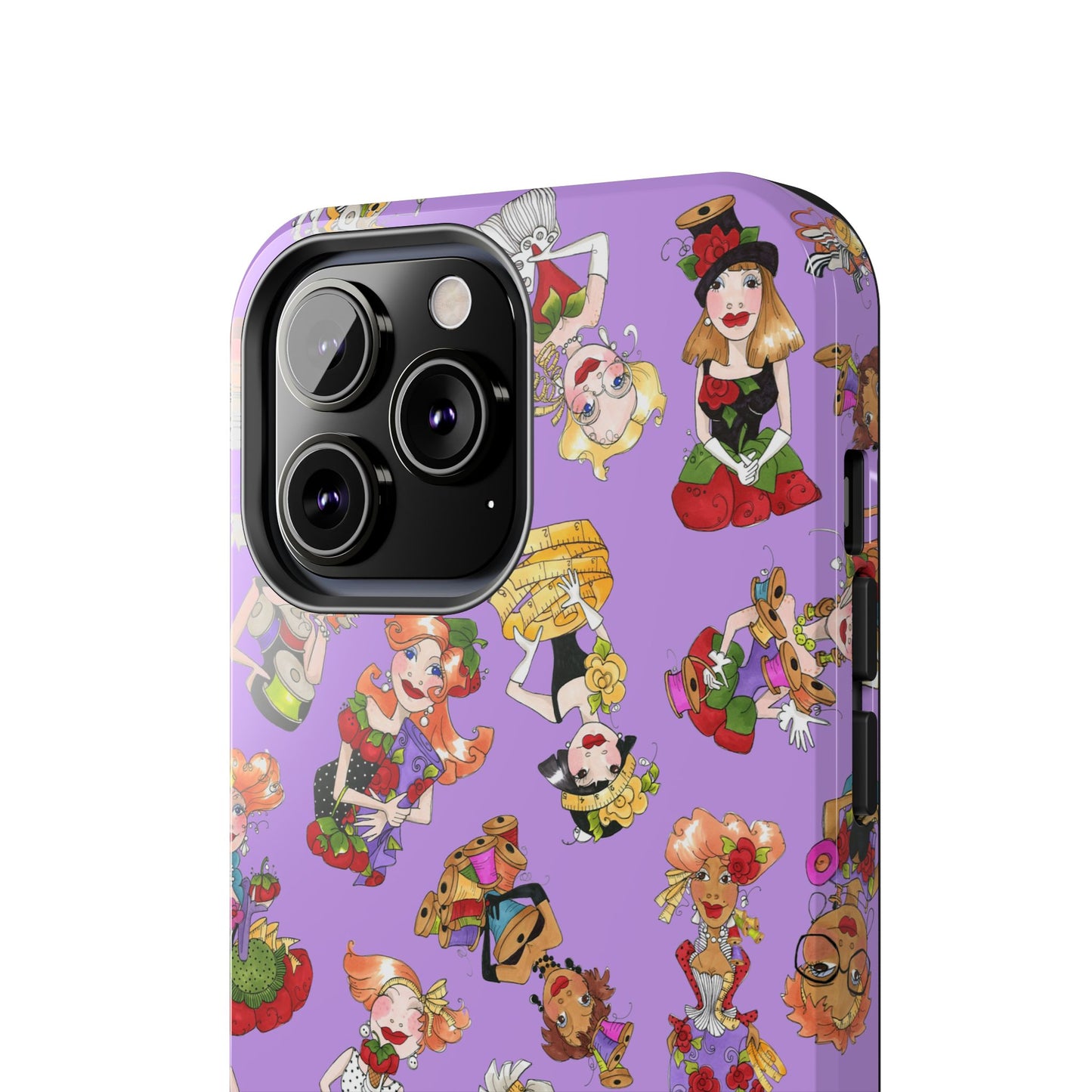 Curious Toss Purple Phone Case