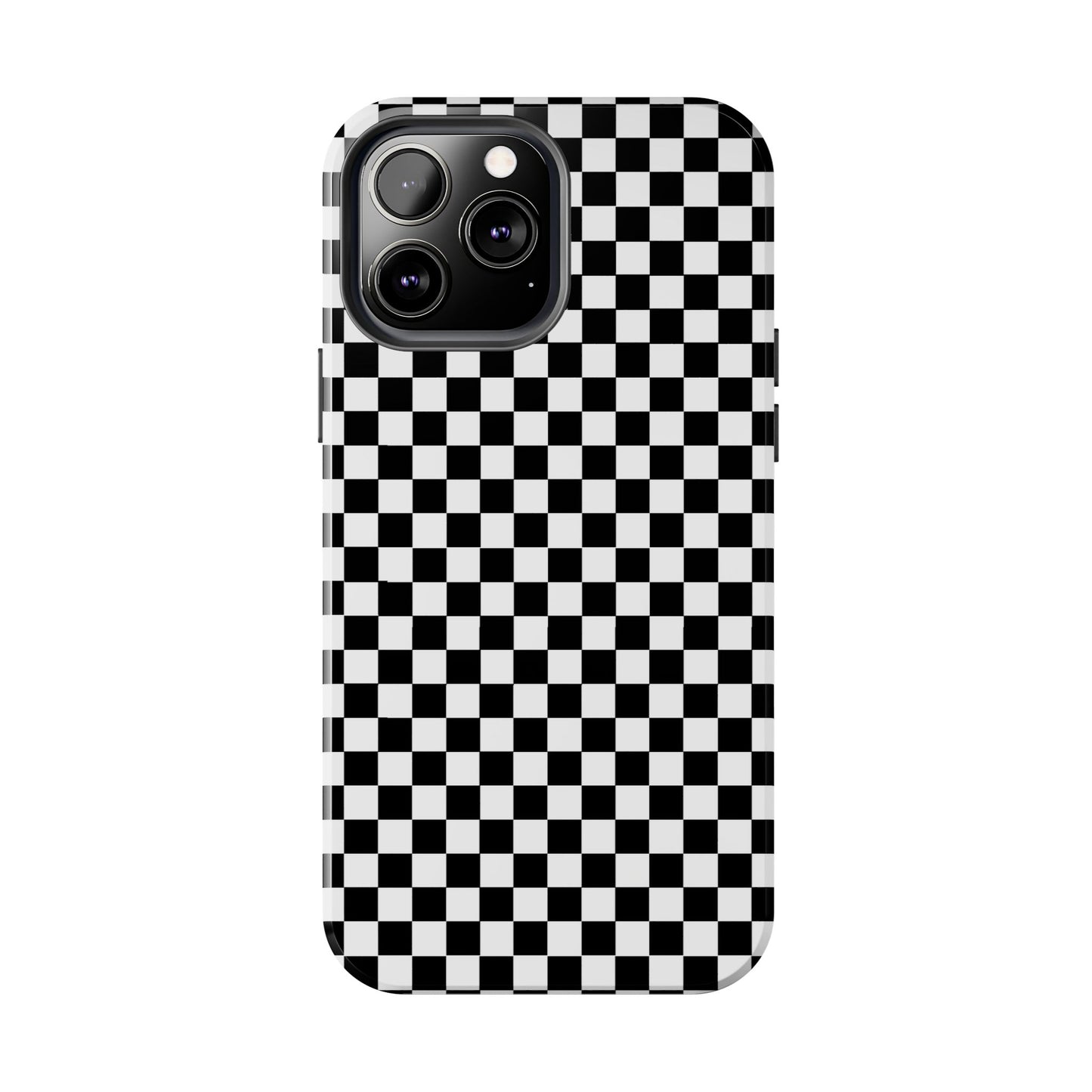Checkerboard Black / White Phone Case