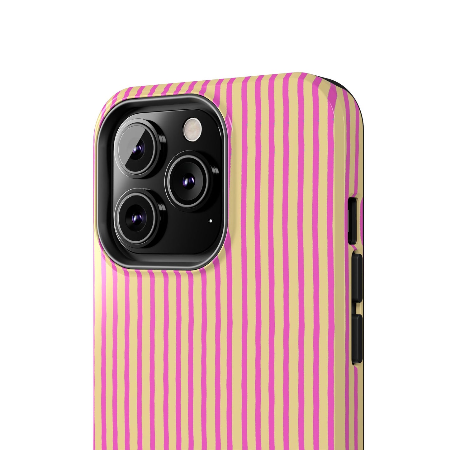 Stripe Yellow / Pink Phone Case