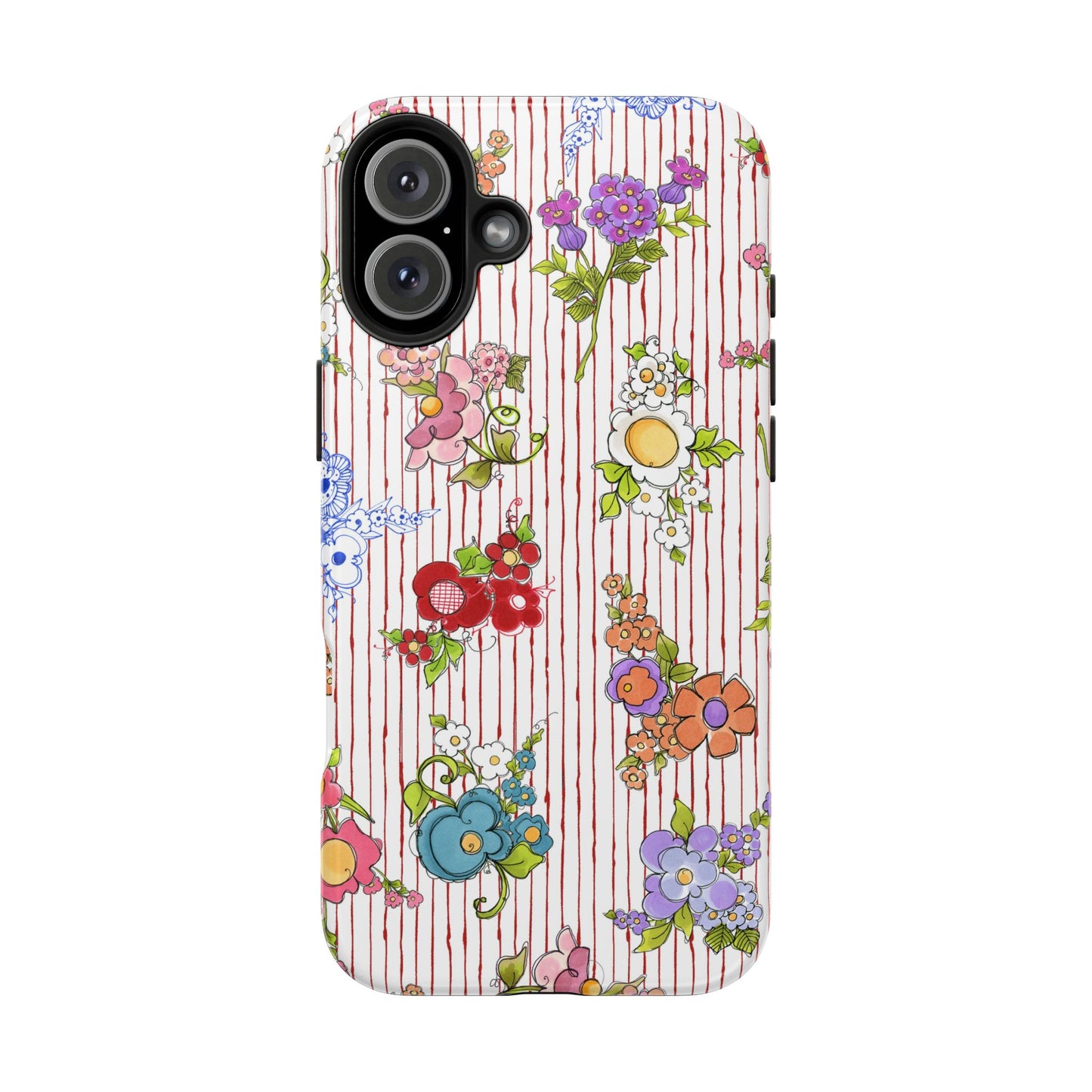 Mixed Bouquets Red / White Phone Case