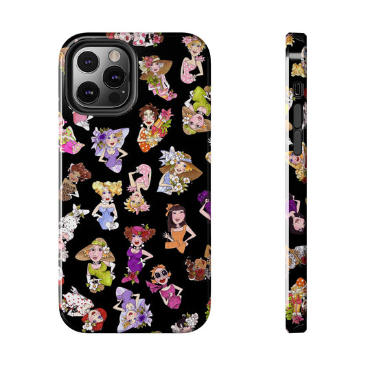 Fast Women Tossed Black Phone Case