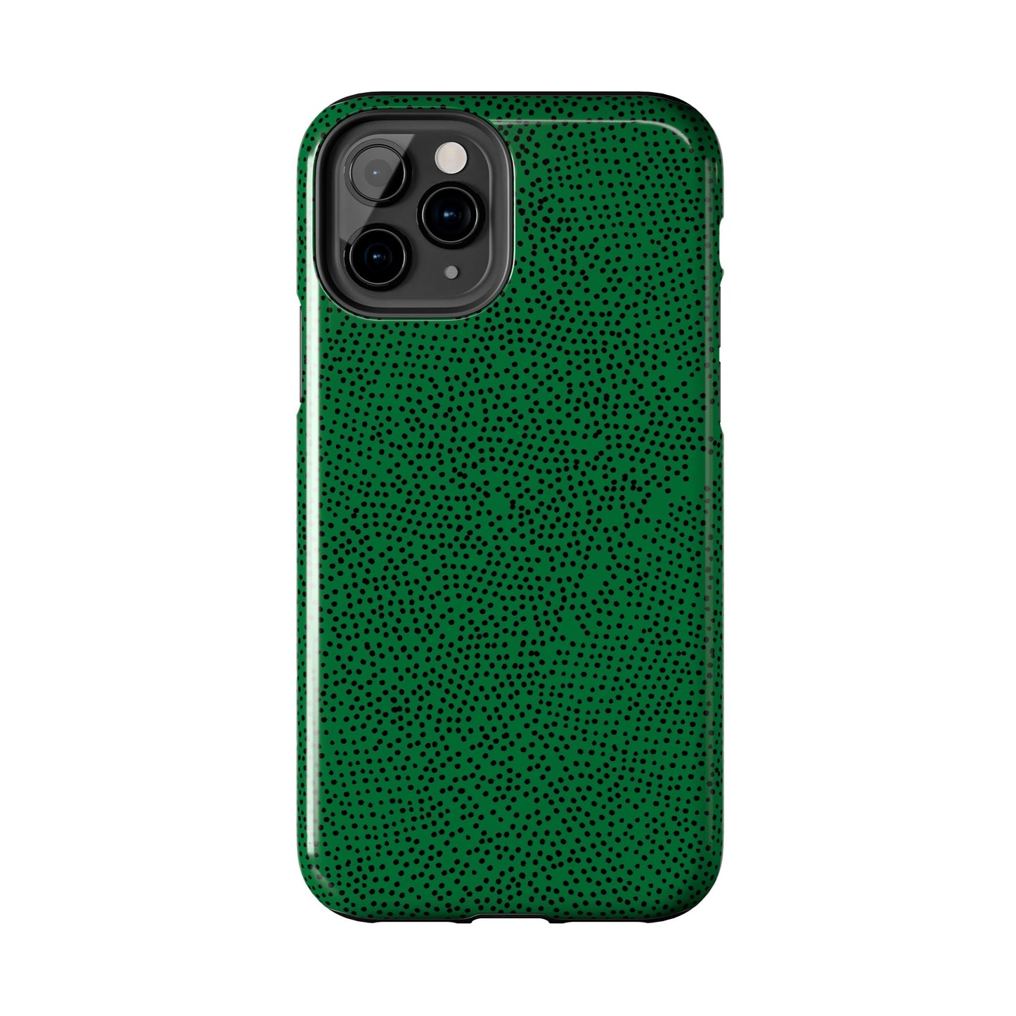 Mini Dot Green / Black Phone Case