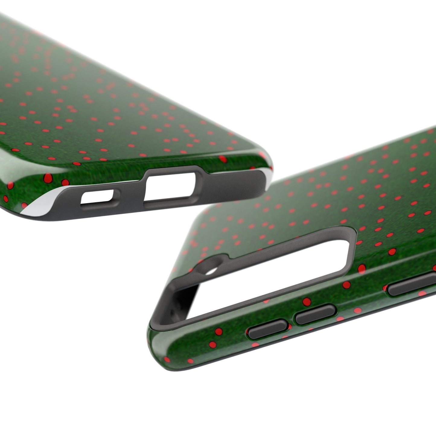 Happy Dots Green / Red Phone Case
