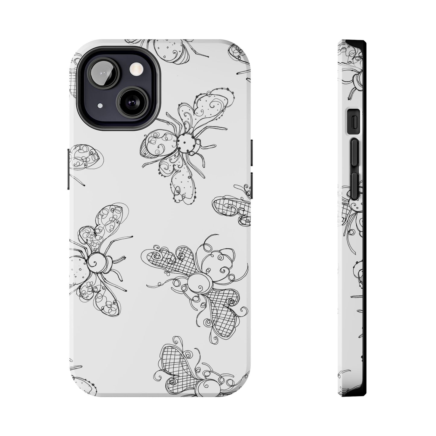 Busy Bees White Phone Case