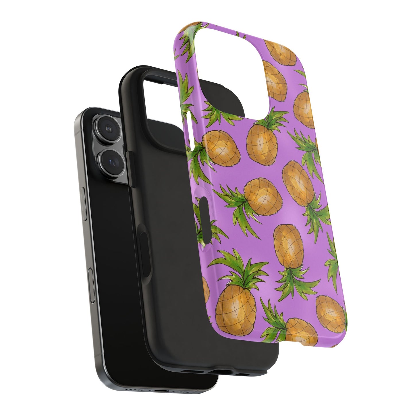 Pineapple Toss Lilac Phone Case