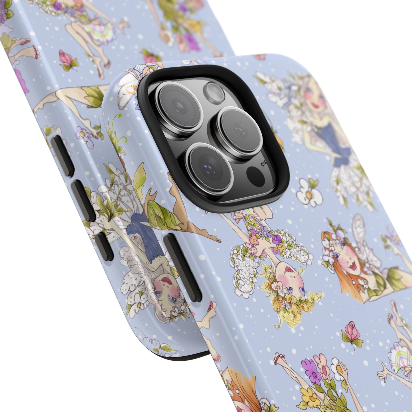 Tossed Fairies Blue Phone Case