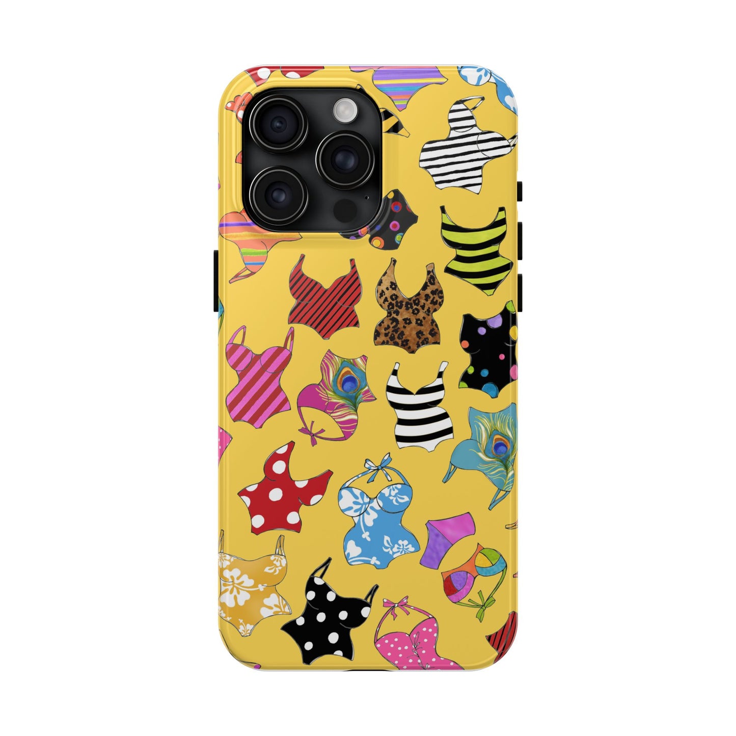Assorted Suits Yellow Phone Case