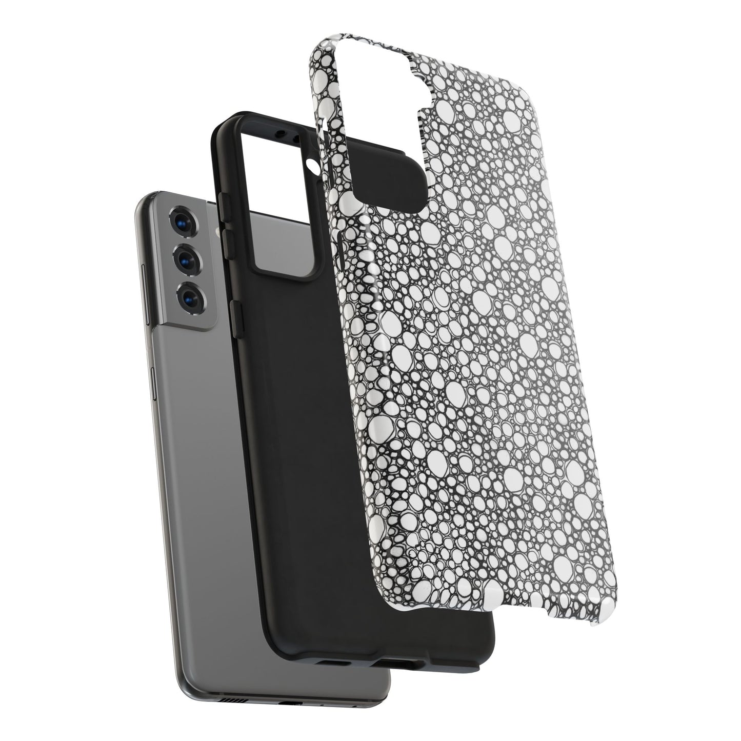 Air Bubbles Black Phone Case