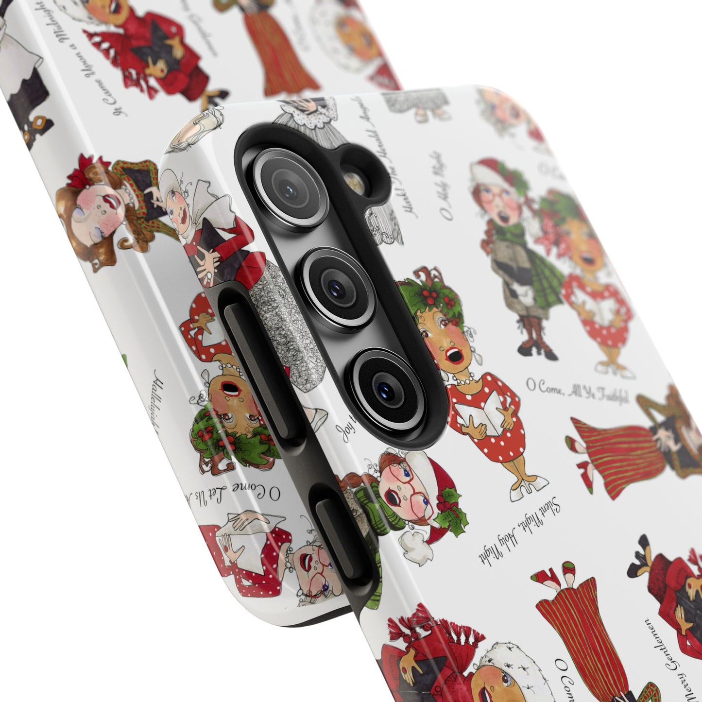 Tossed Carolers Phone Case