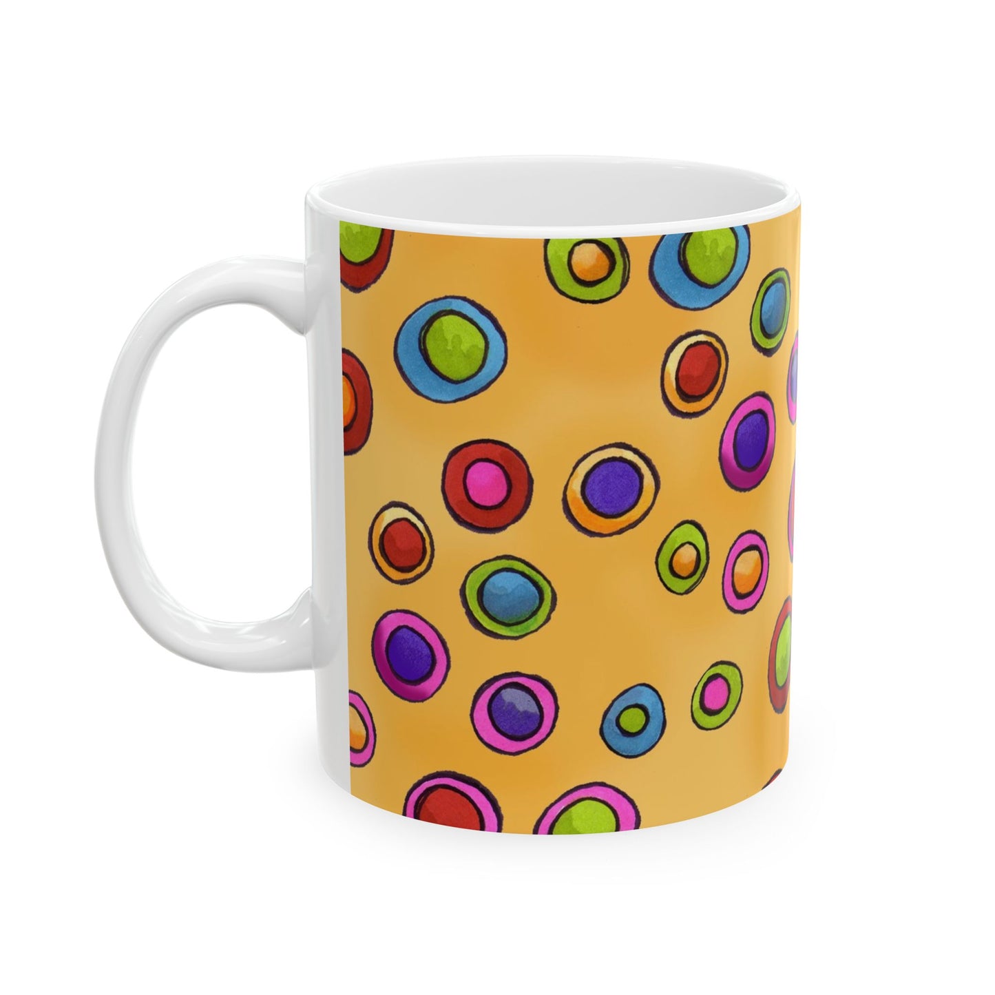 Dopey Dots Yellow Cup