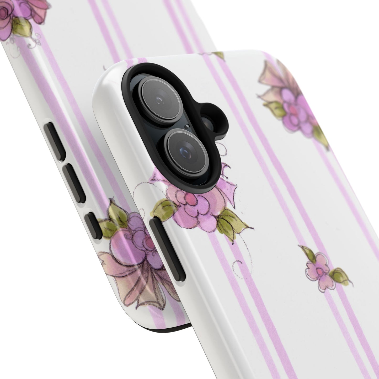 Flower Model Flower Stripe Phone Case