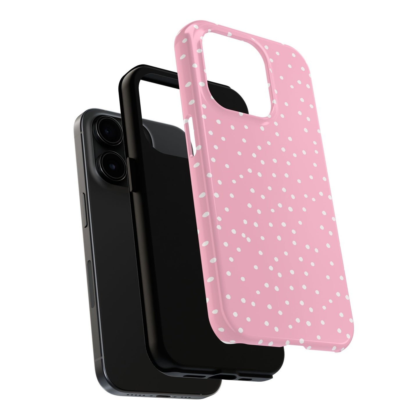 Dinky Dots Pink / White Phone Case