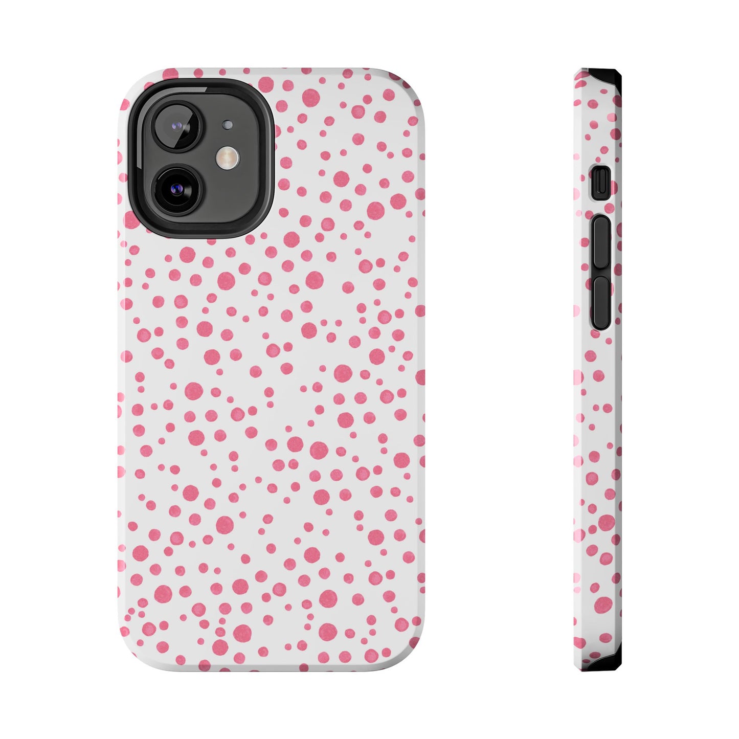 Balloon Dots White / Pink Phone Case