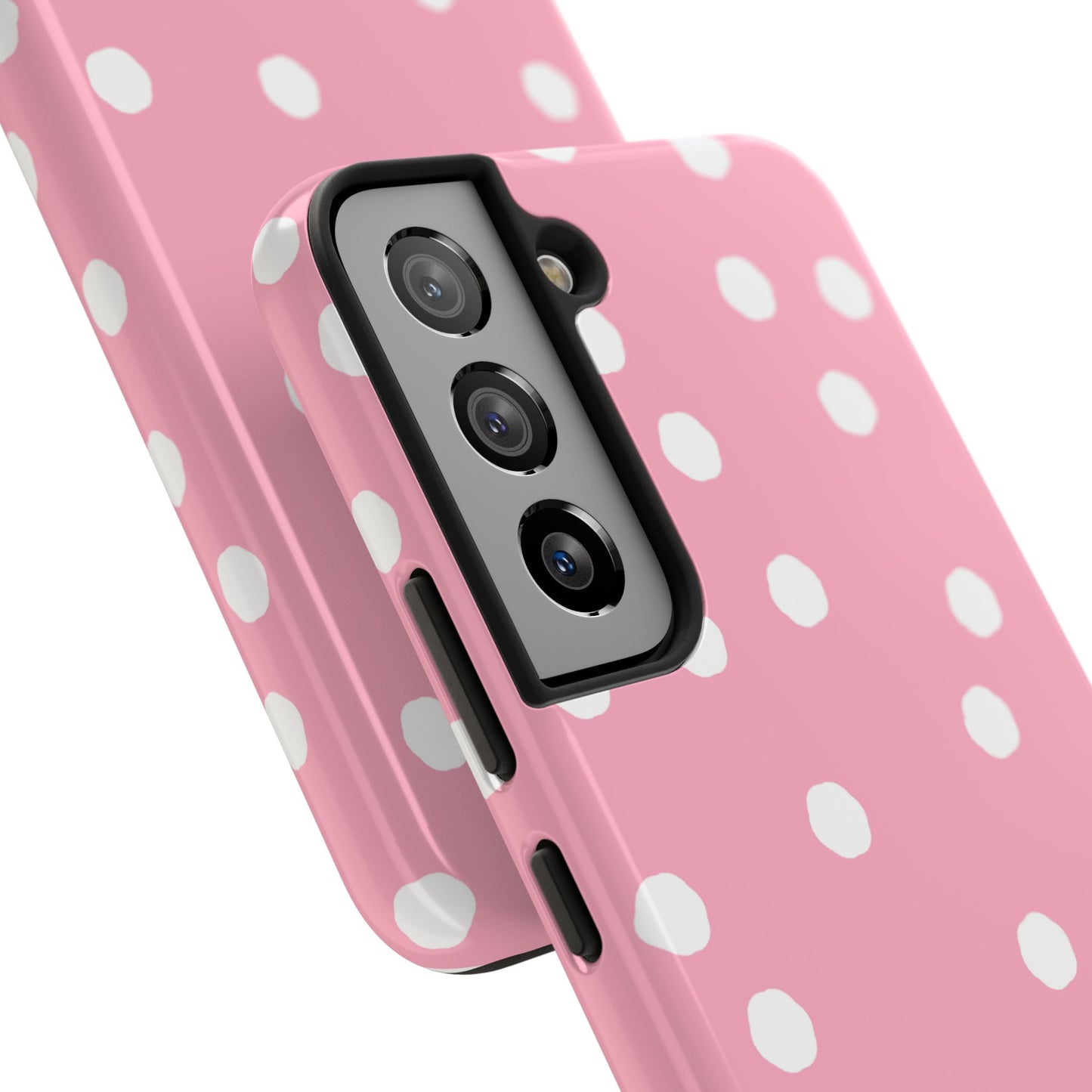 Jumbo Dots Pink / White Phone Case