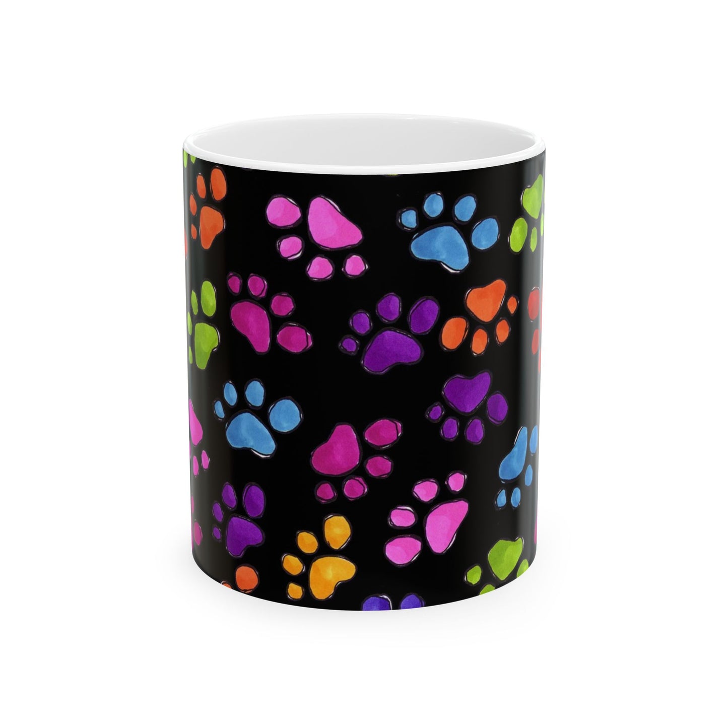 Fancy Paws Black / Multi Cup