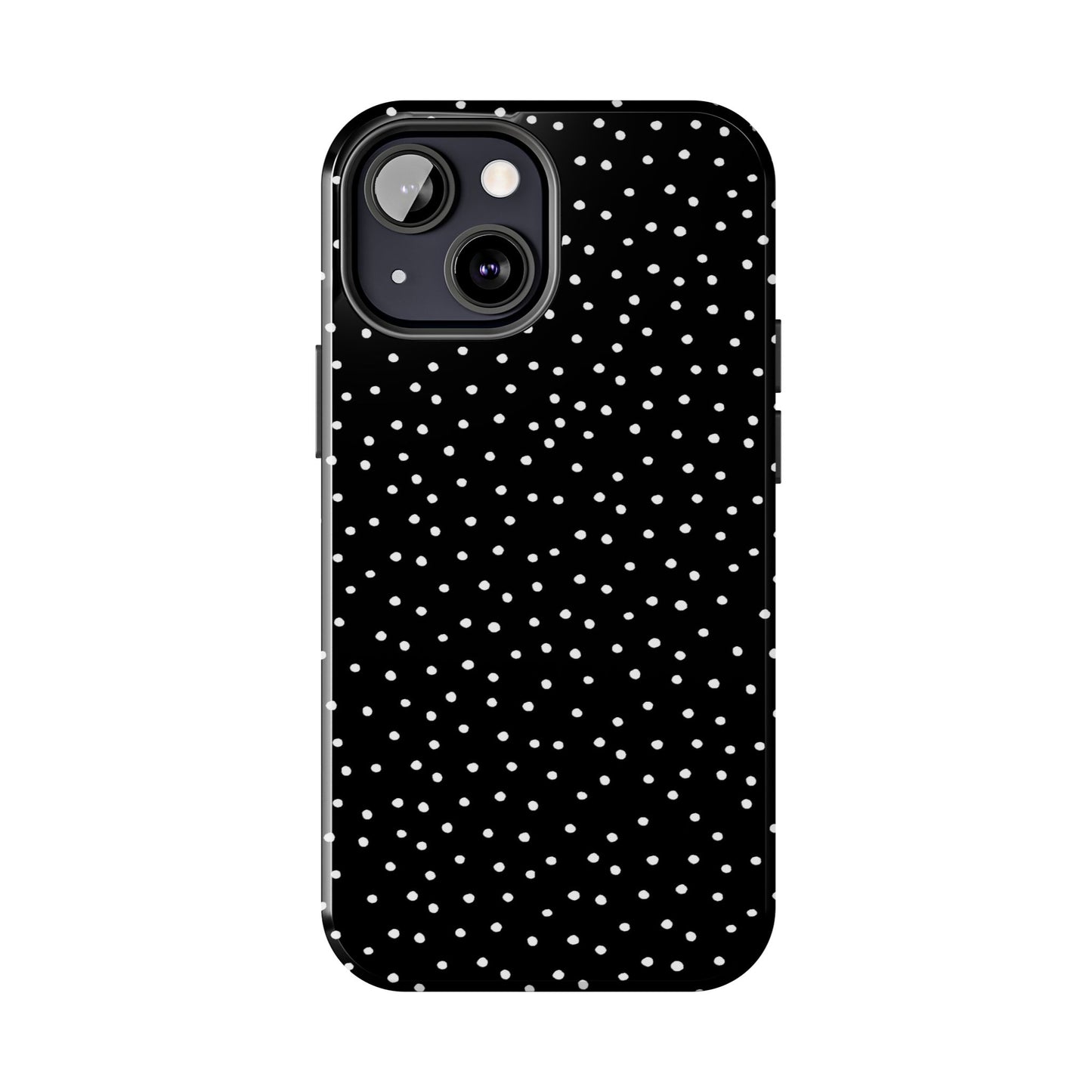 Dinky Dots Black / White Phone Case