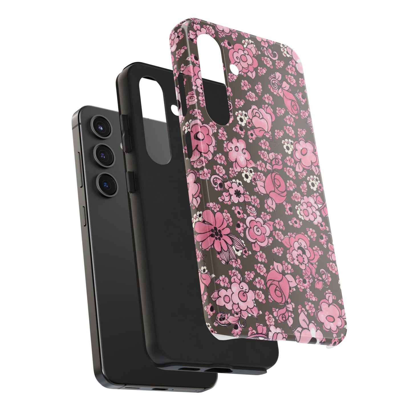 Profuse Posies Mocha Phone Case