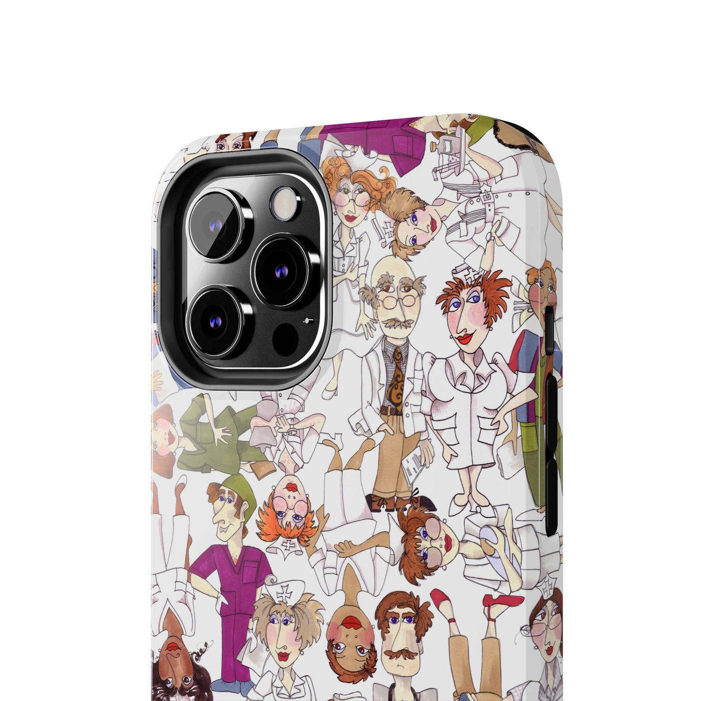 Diverse Nurse White Phone Case