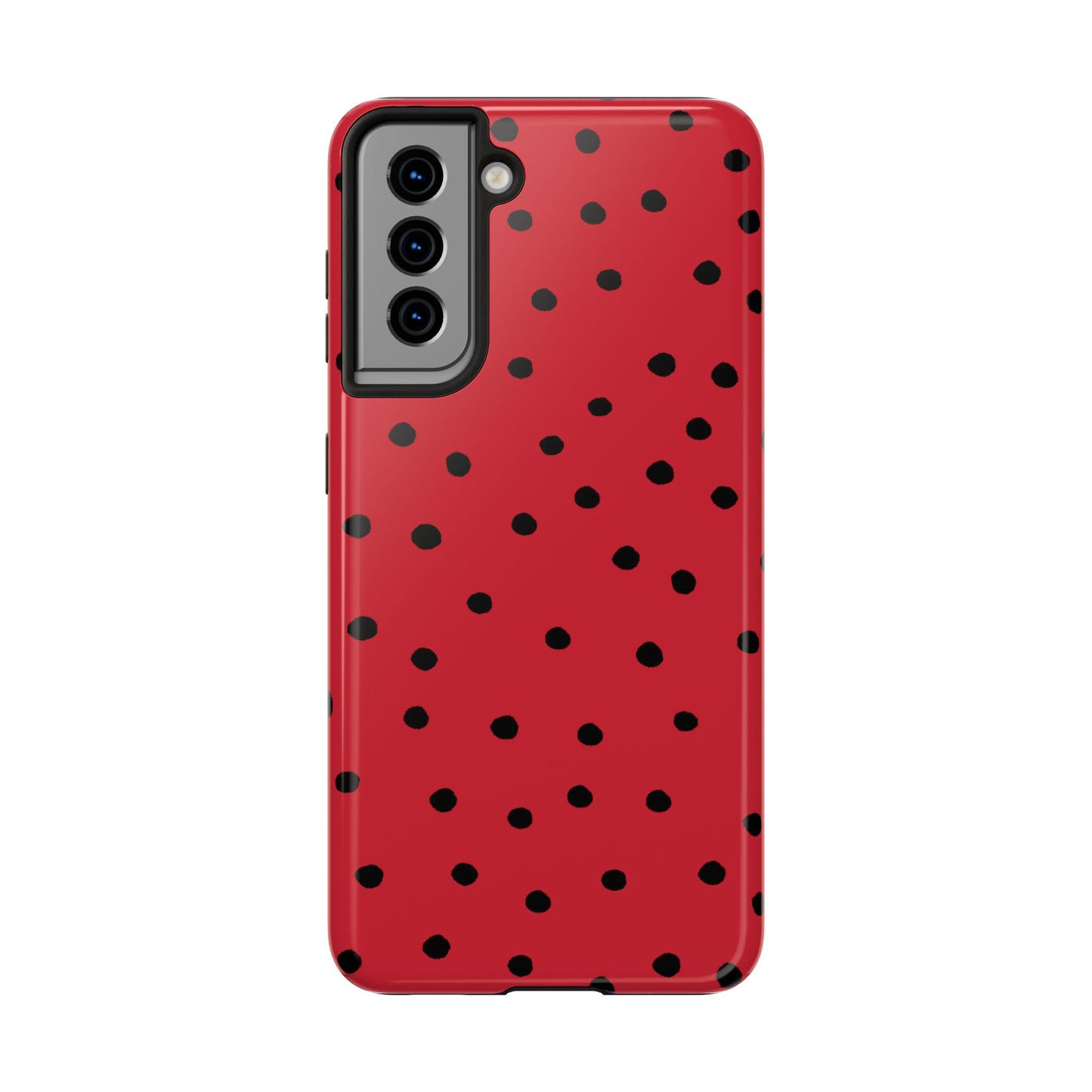 Dinky Dots Red / Black Phone Case