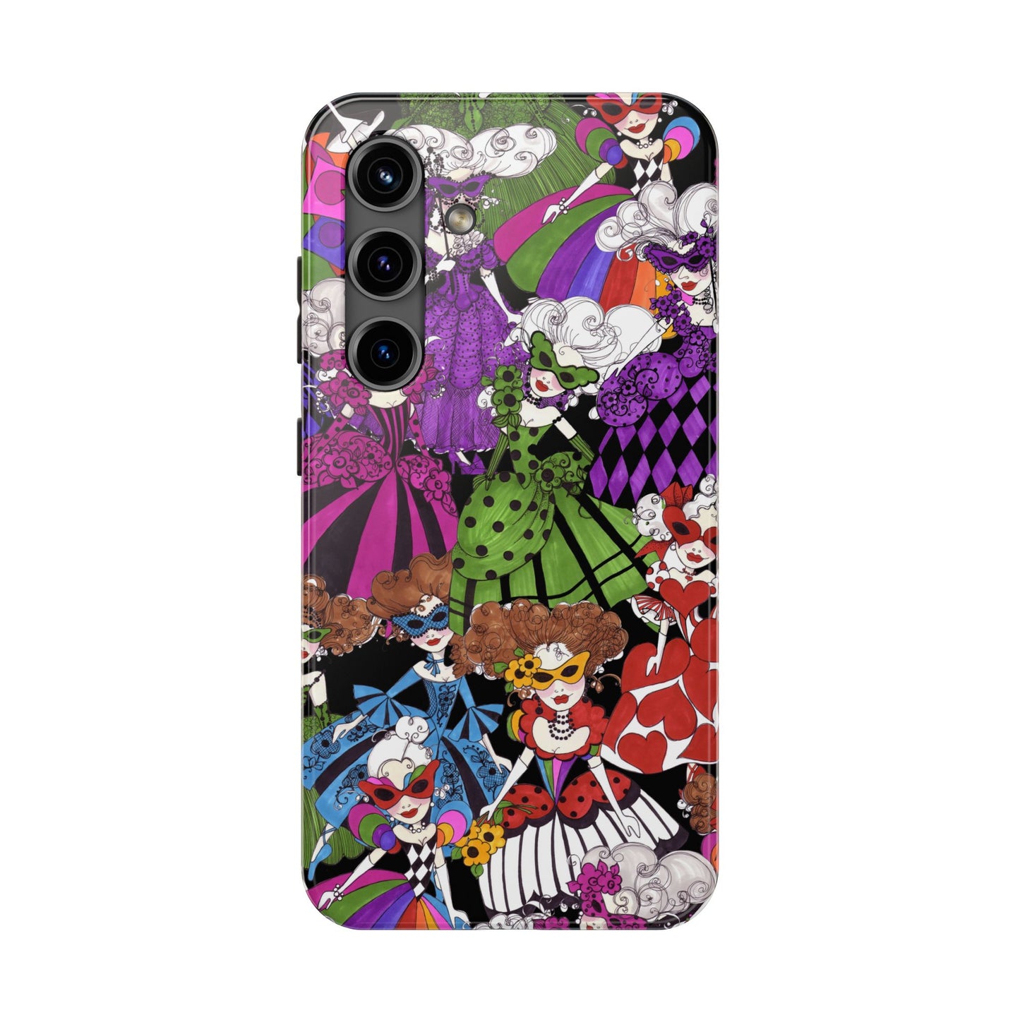 Crowded Dance Floor Black Phone Case