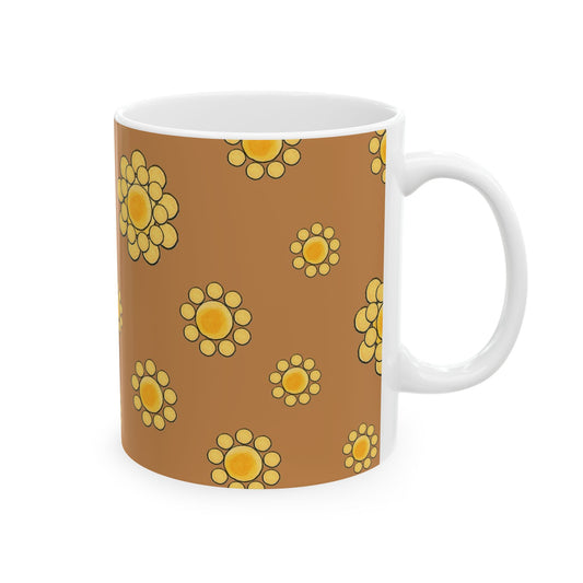 Bandana Dots Tan Cup