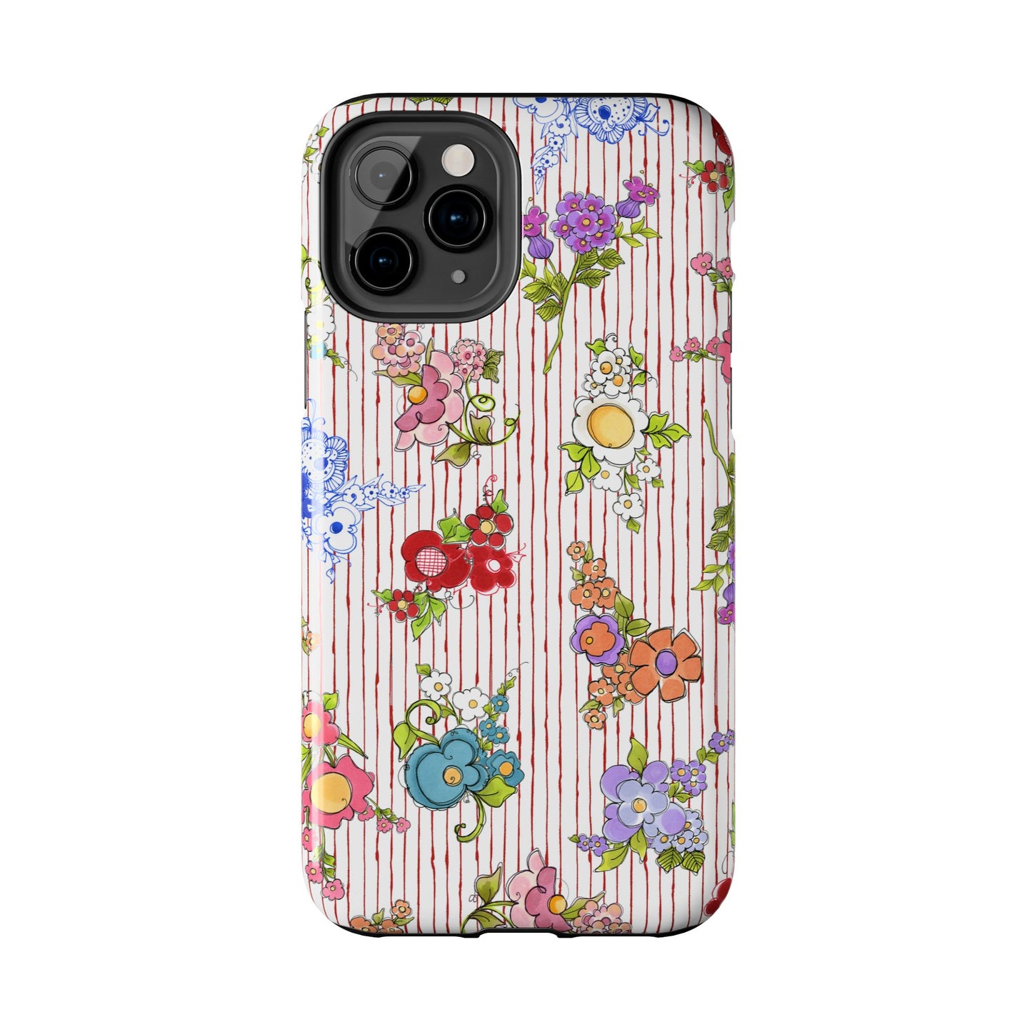 Mixed Bouquets Red / White Phone Case