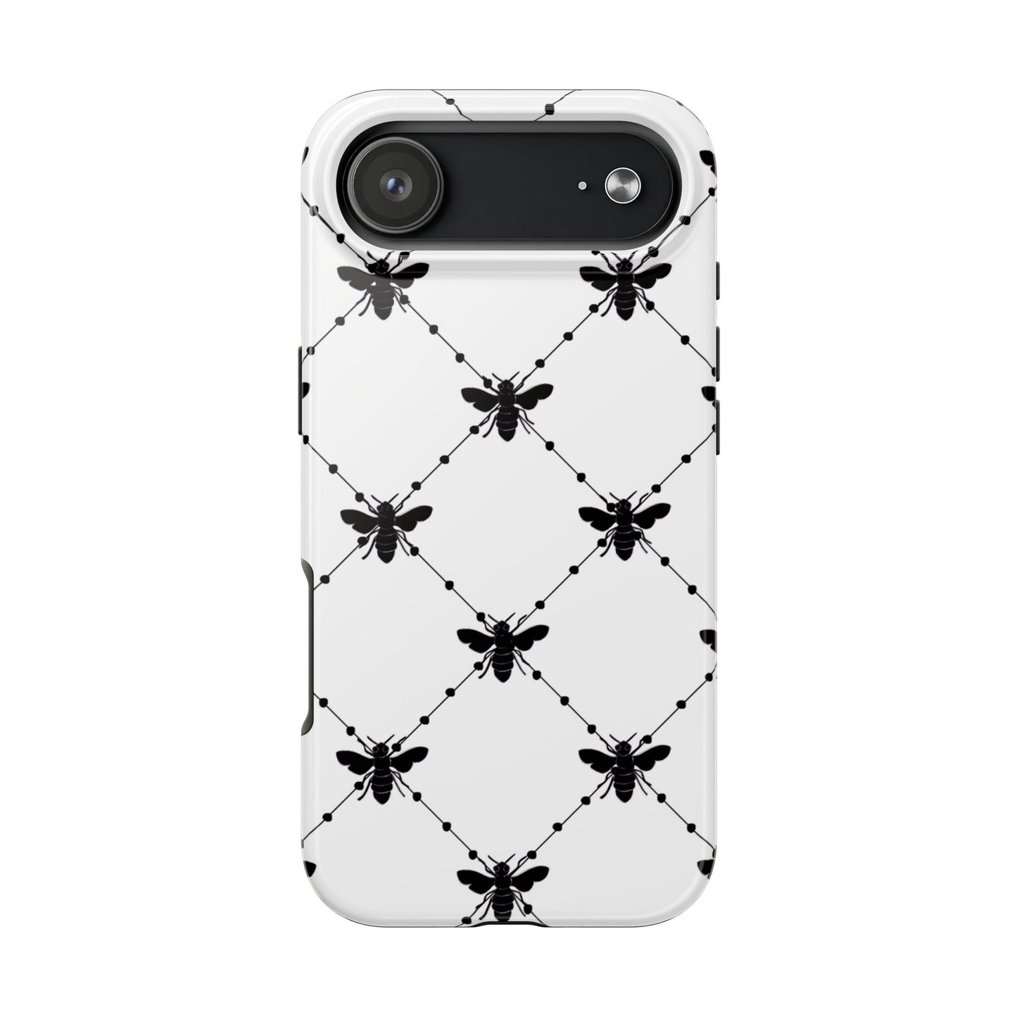 Beaded Bees White Phone Case