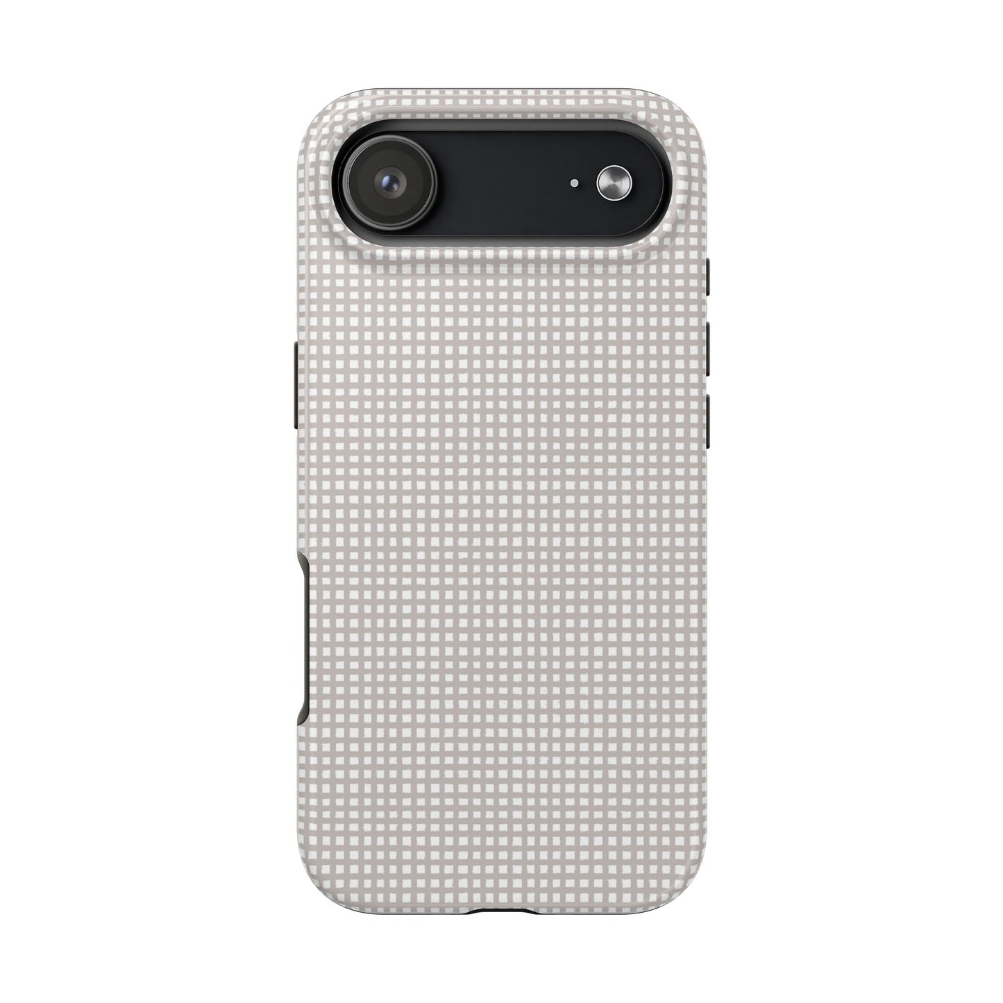 Chipper Check Gray Phone Case