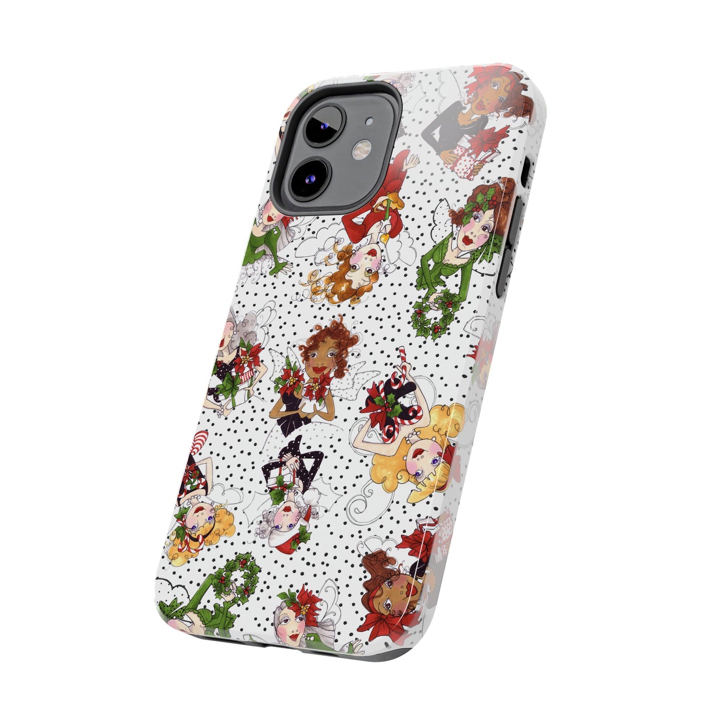 Fairy Toss White / Black Phone Case