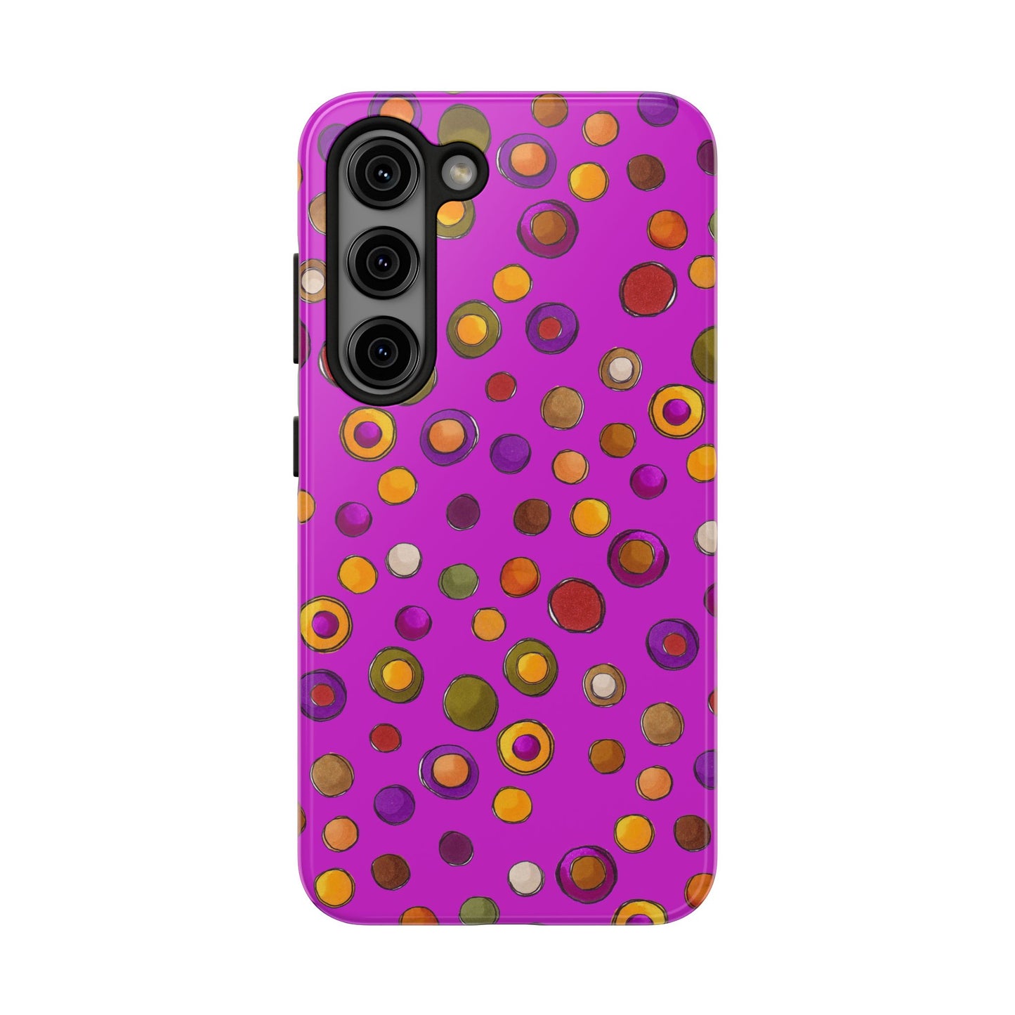 Double Dot Fuchsia Phone Case