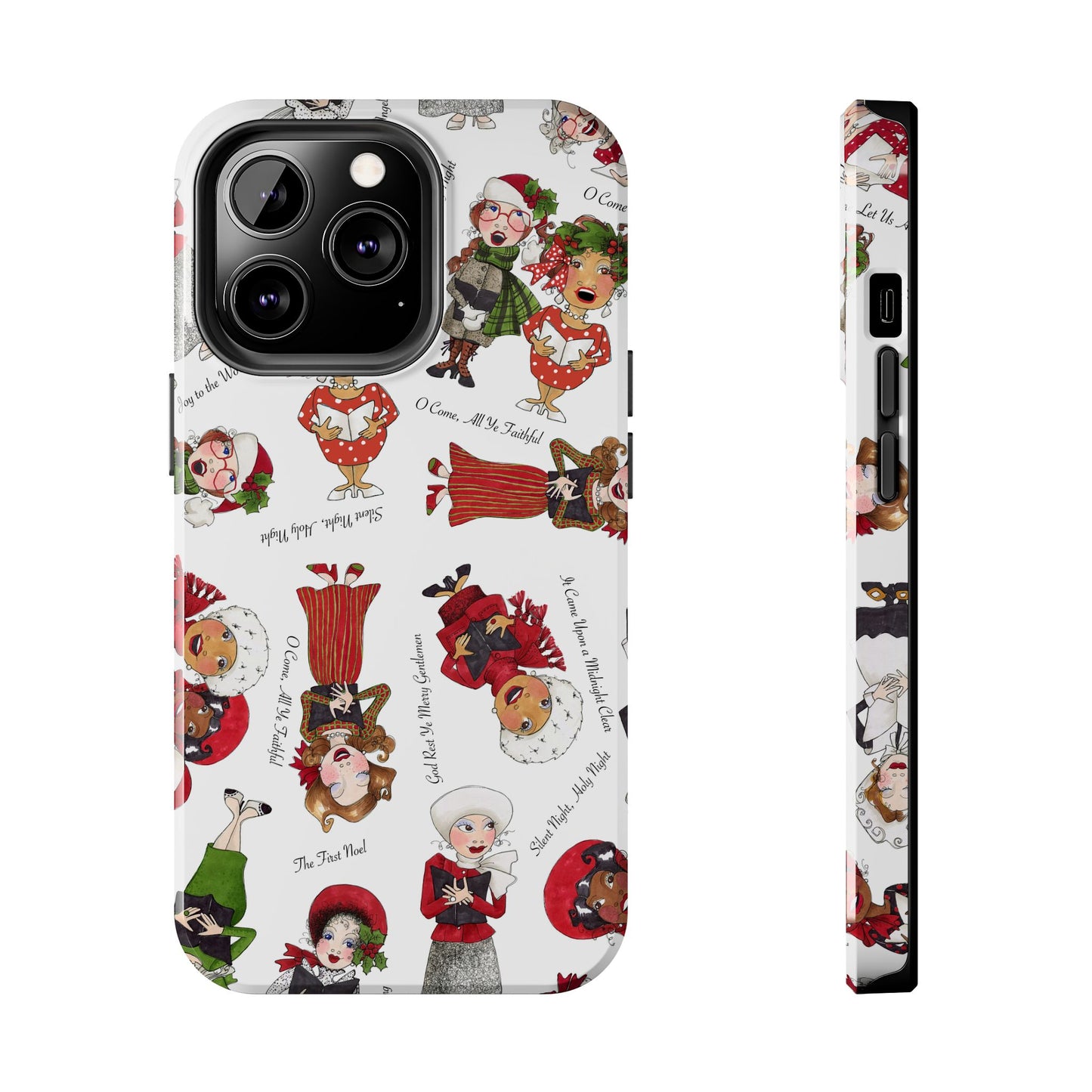 Tossed Carolers Phone Case