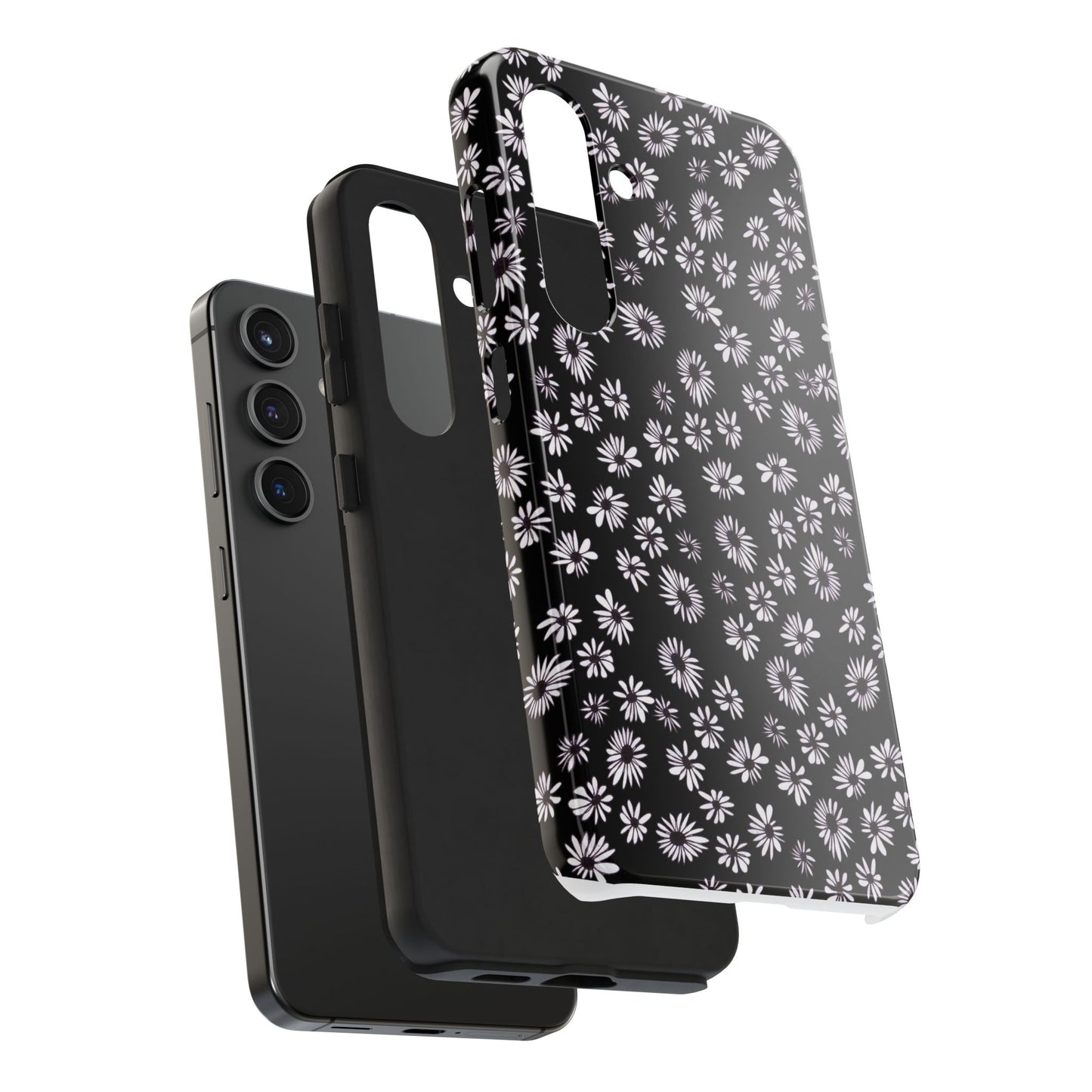 Random Daisy Black / White Phone Case