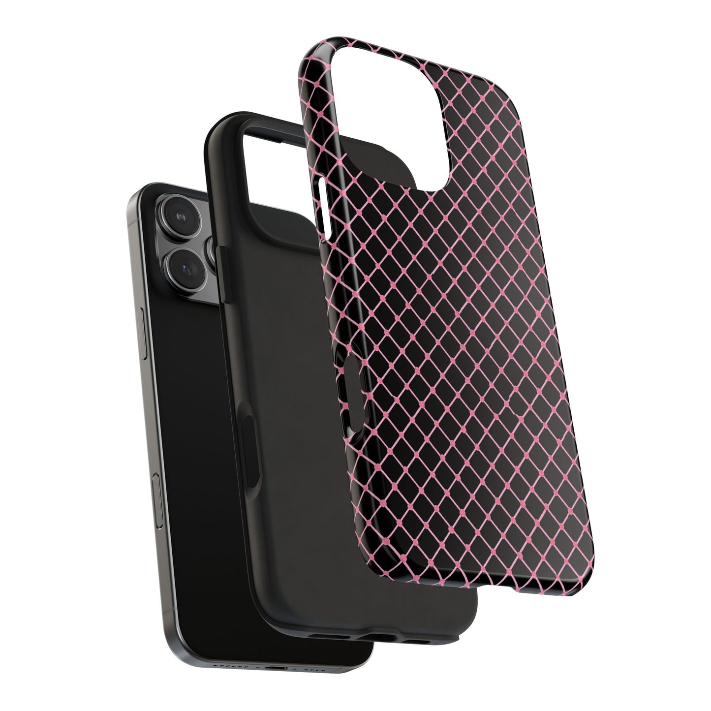 Cyclone Fence Black / Pink Phone Case