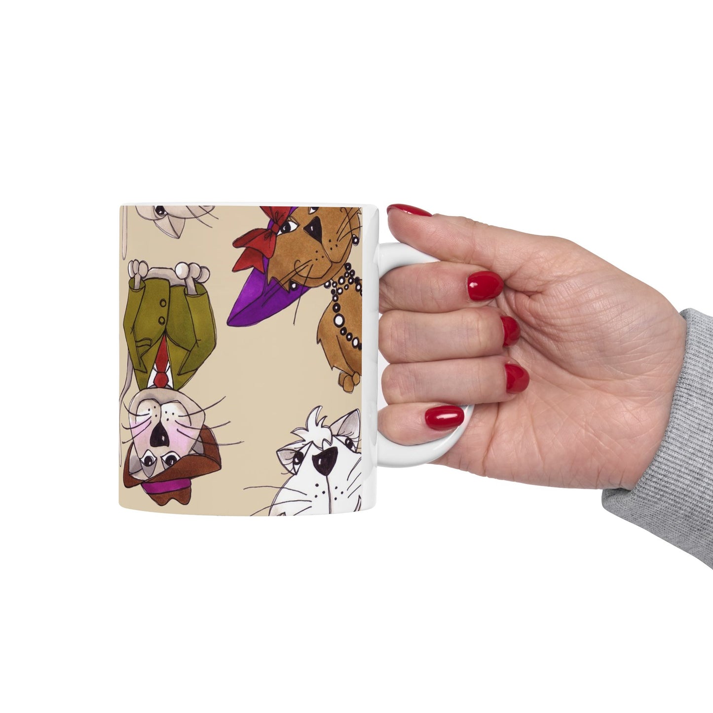 Spice Cats Tossed Muslin Cup