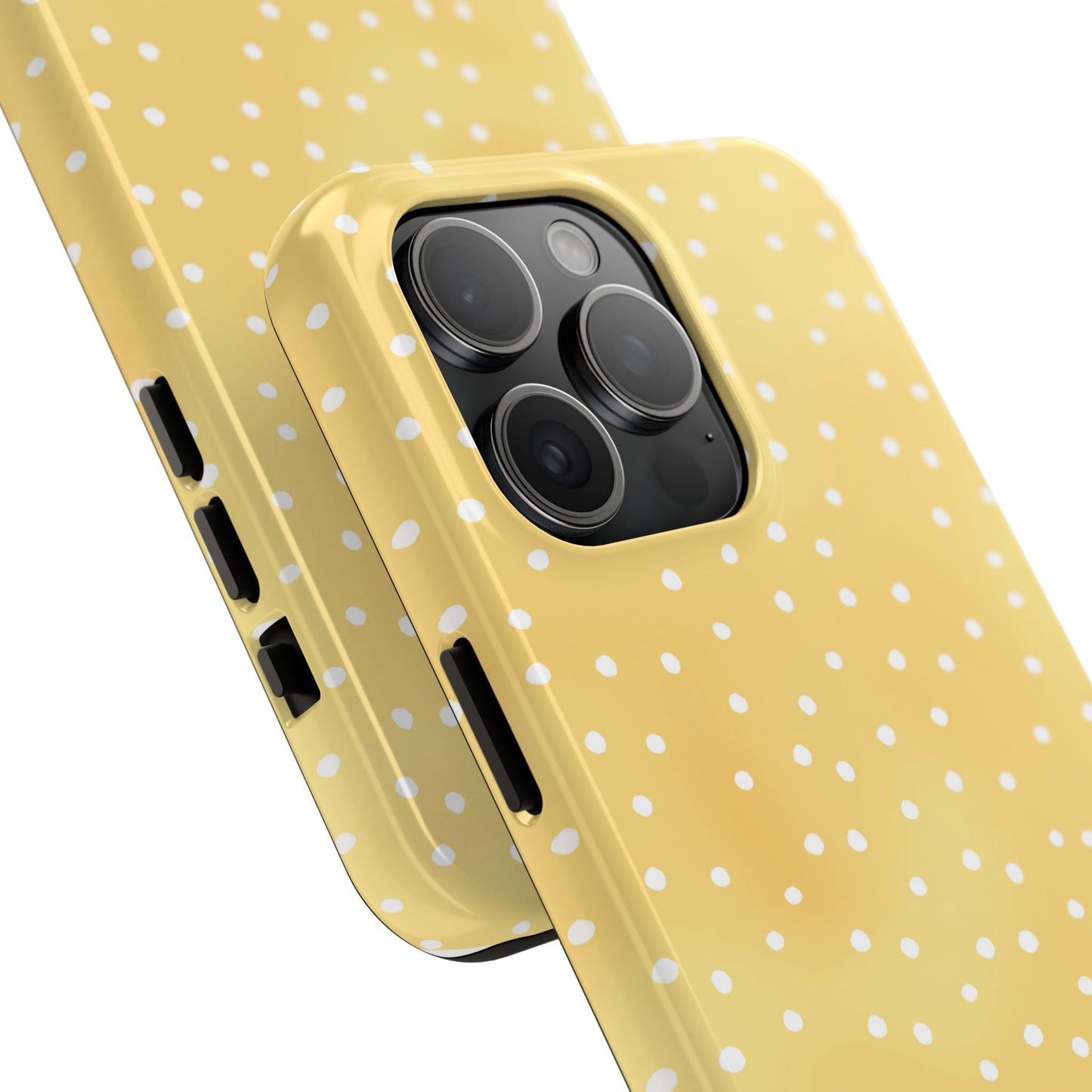 Dinky Dots Sunshine / White Phone Case