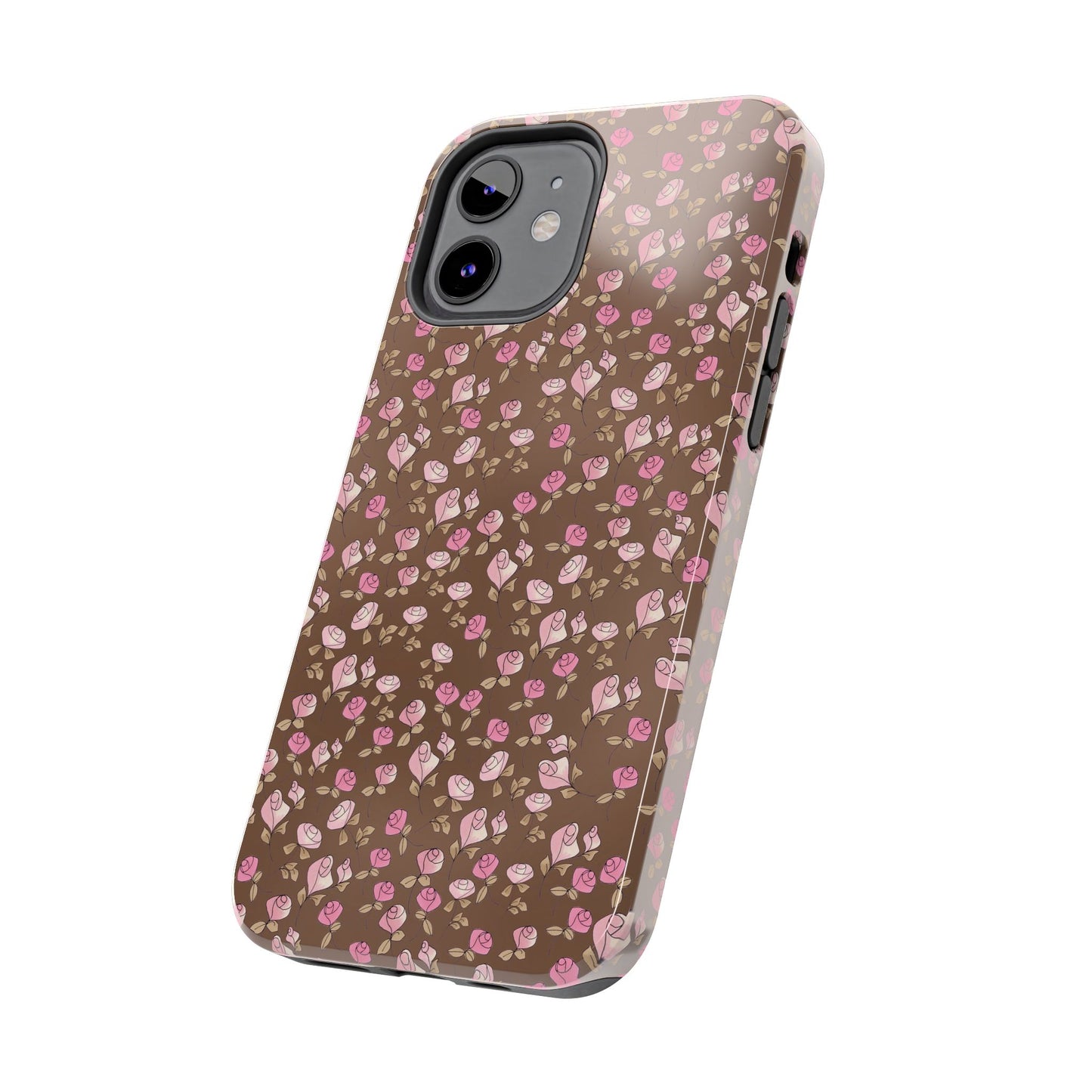 Little Bitty Roses Chocolate Phone Case