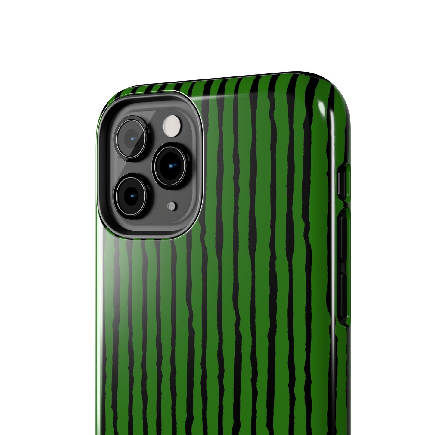 Sorta Stripe Green / Black Phone Case