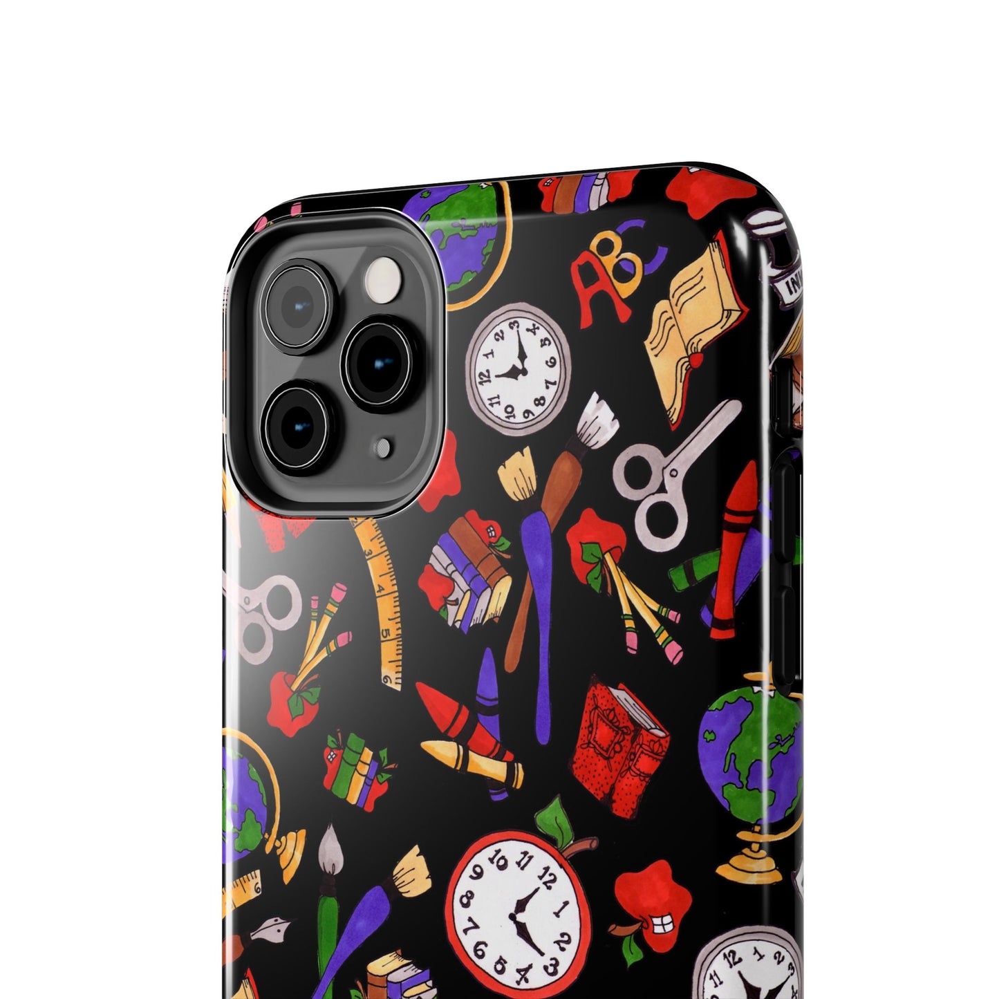 School Stuff Black Phone Case