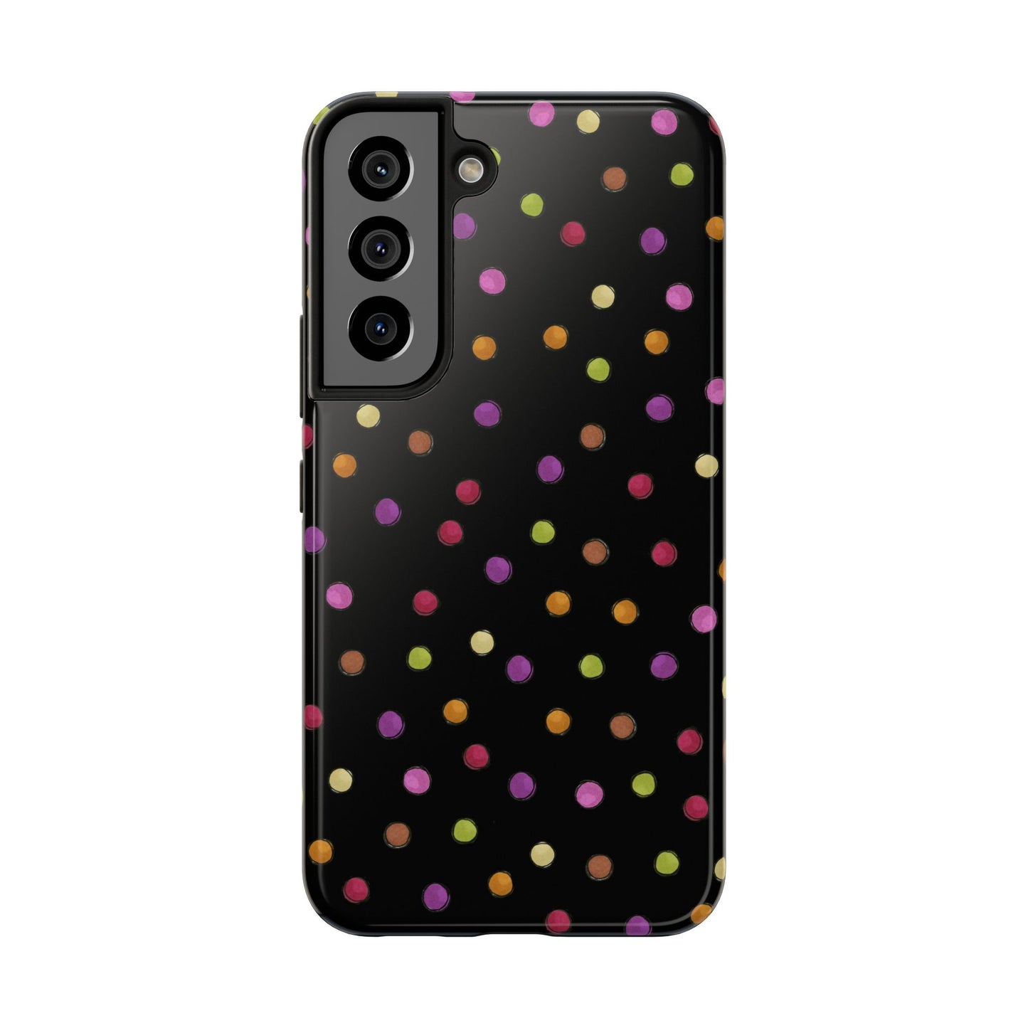 Tea Dot Black Phone Case