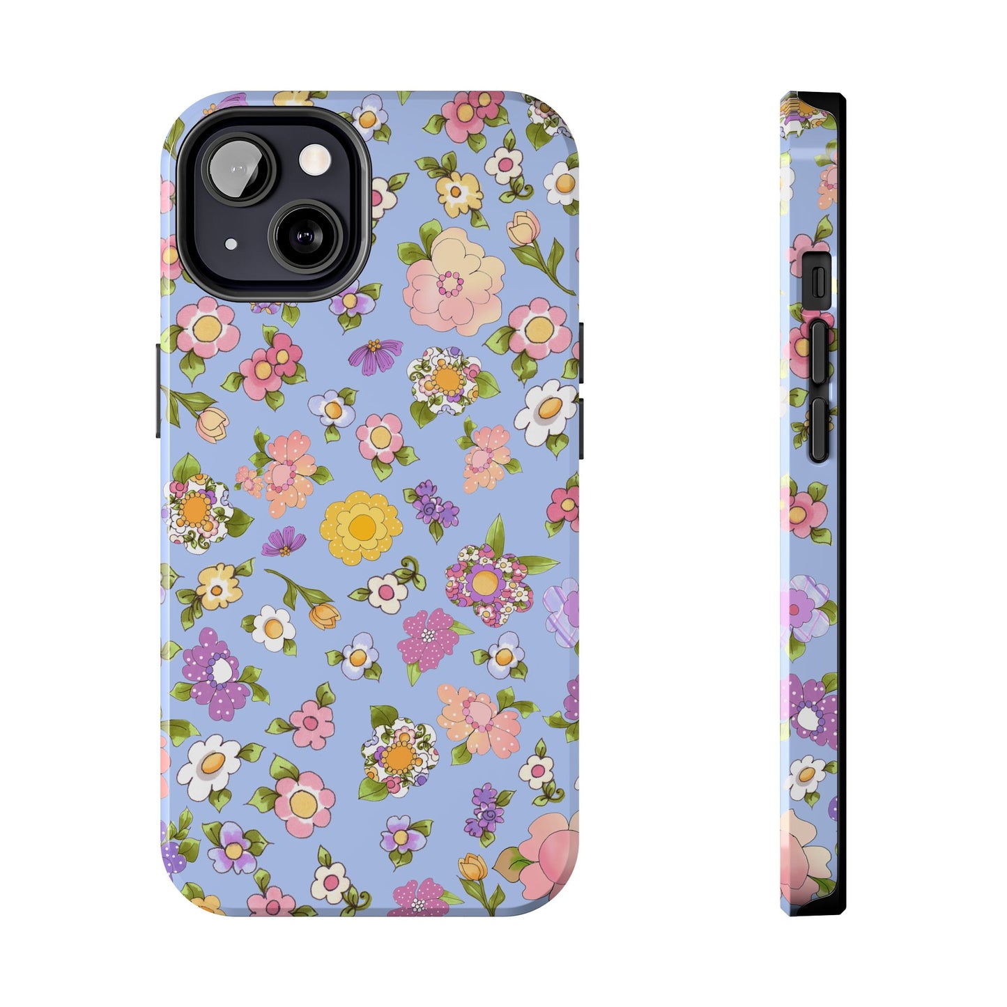 Flowery Blue Phone Case