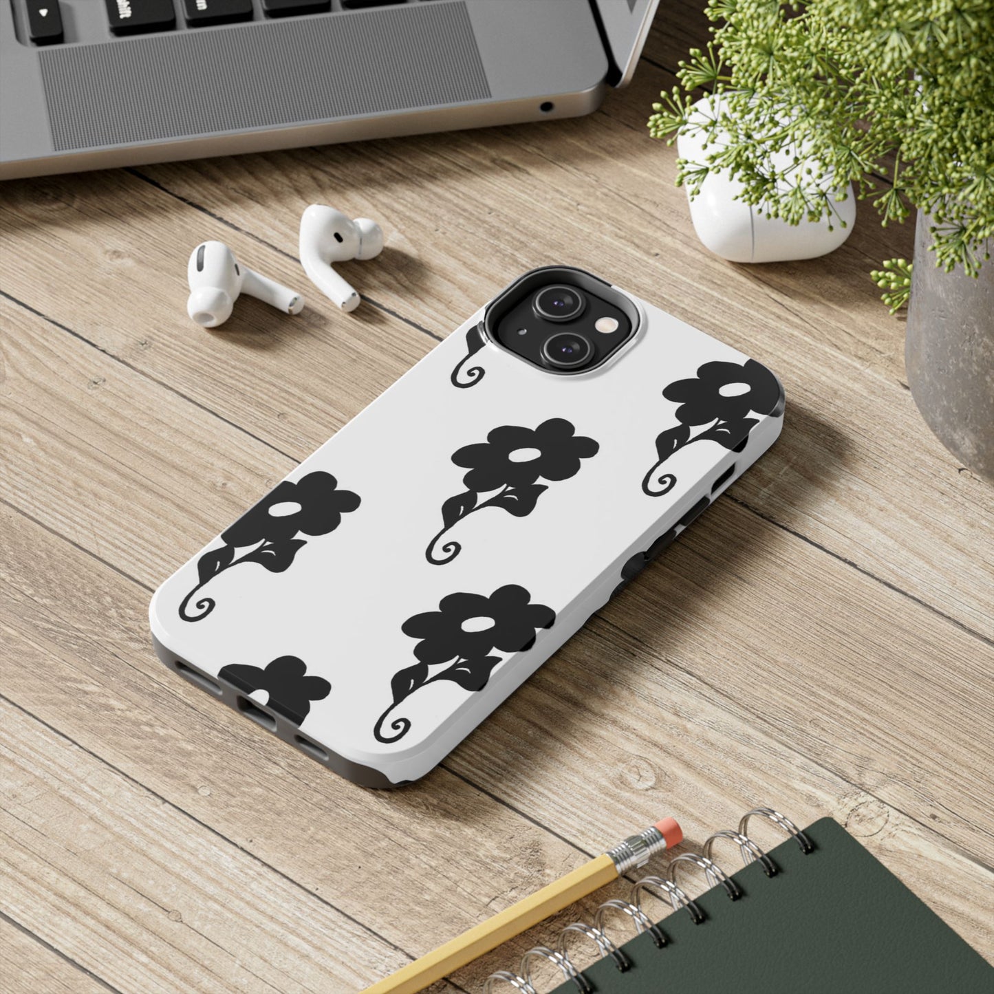 Daring Daisy White Phone Case