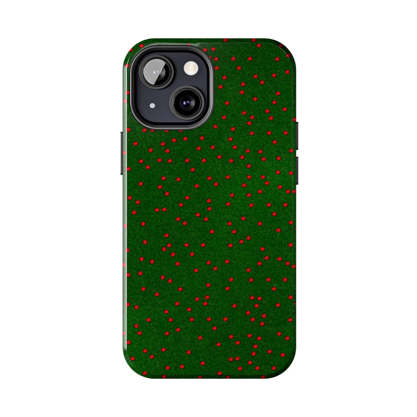 Happy Dots Green / Red Phone Case