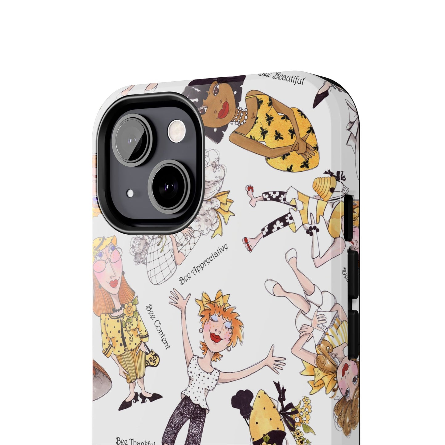 Bee Tossed White Phone Case