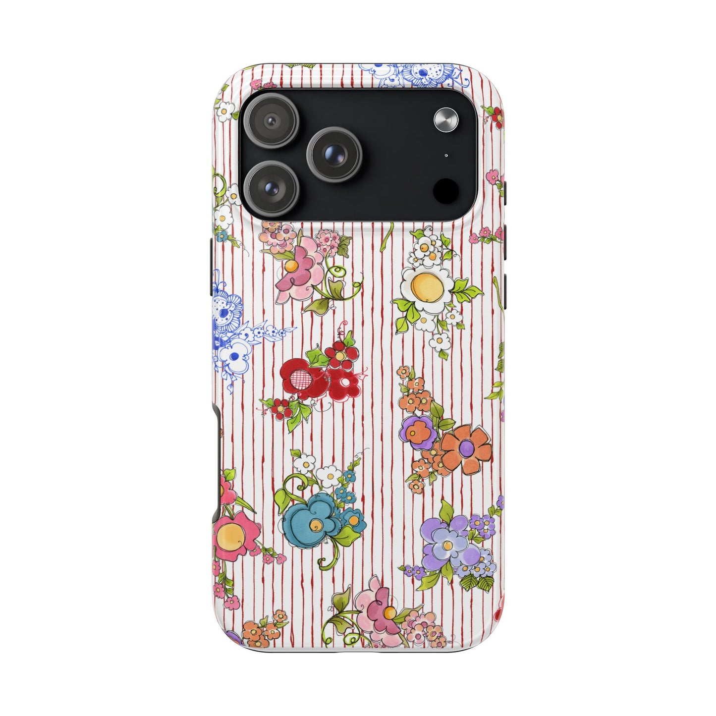 Mixed Bouquets Red / White Phone Case