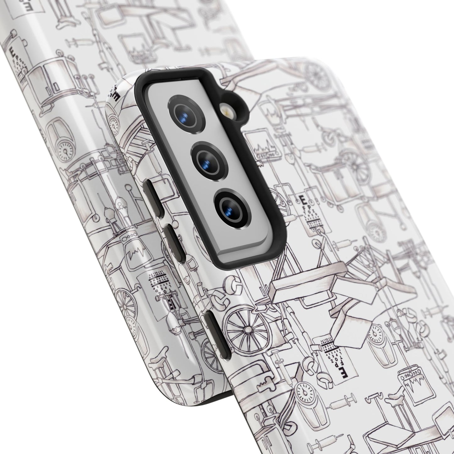 Essentials White / White Phone Case