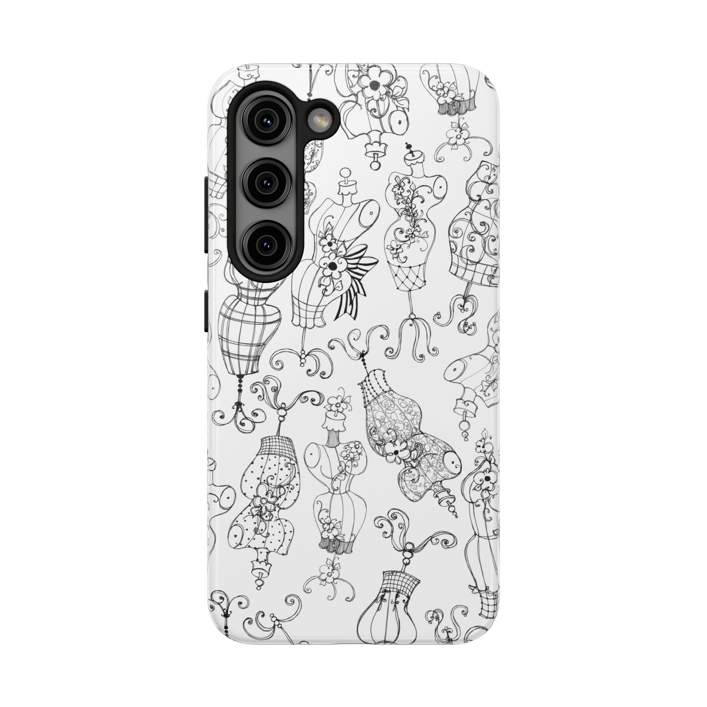 Mannequinique White / Black Phone Case