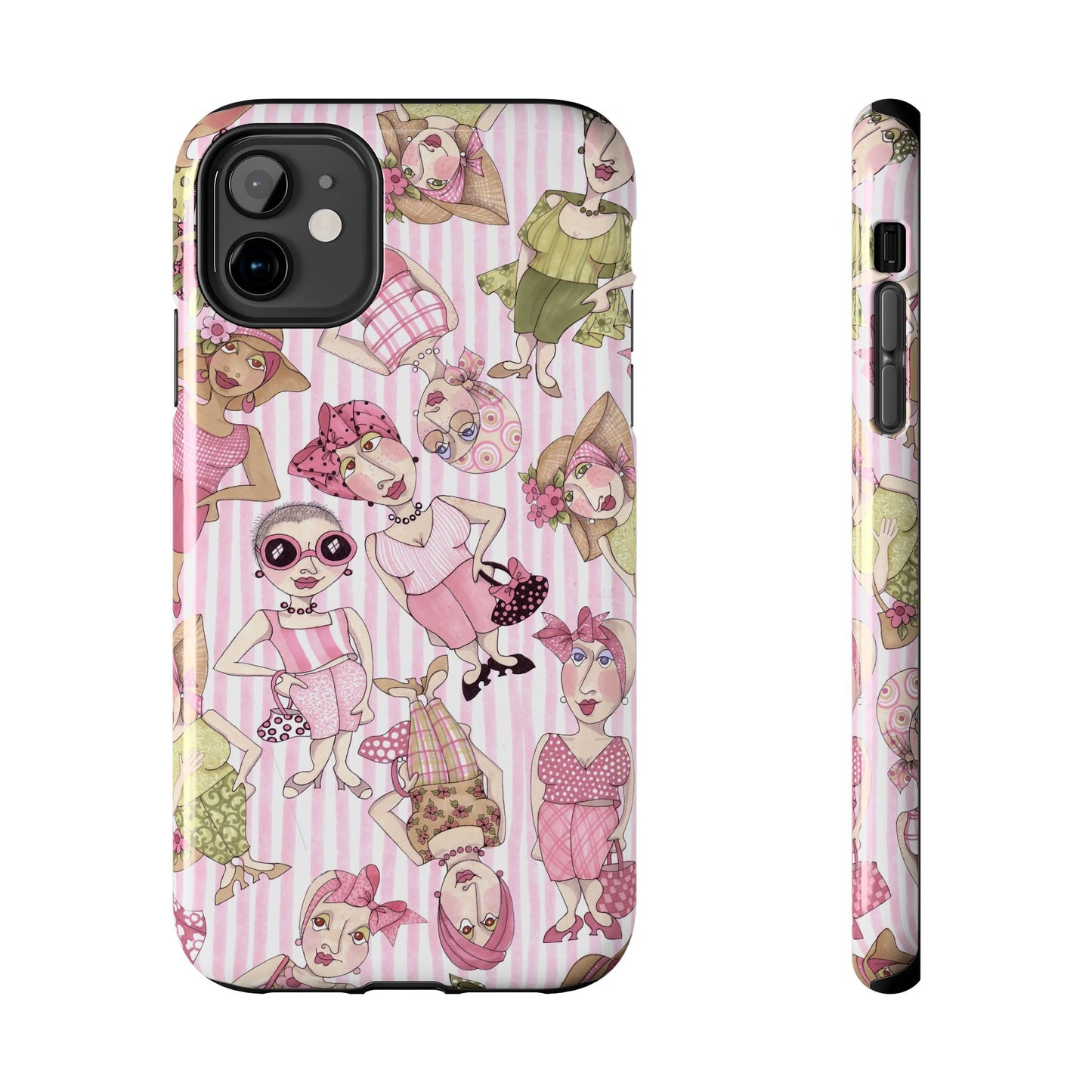Tossed Ladies Pink Phone Case
