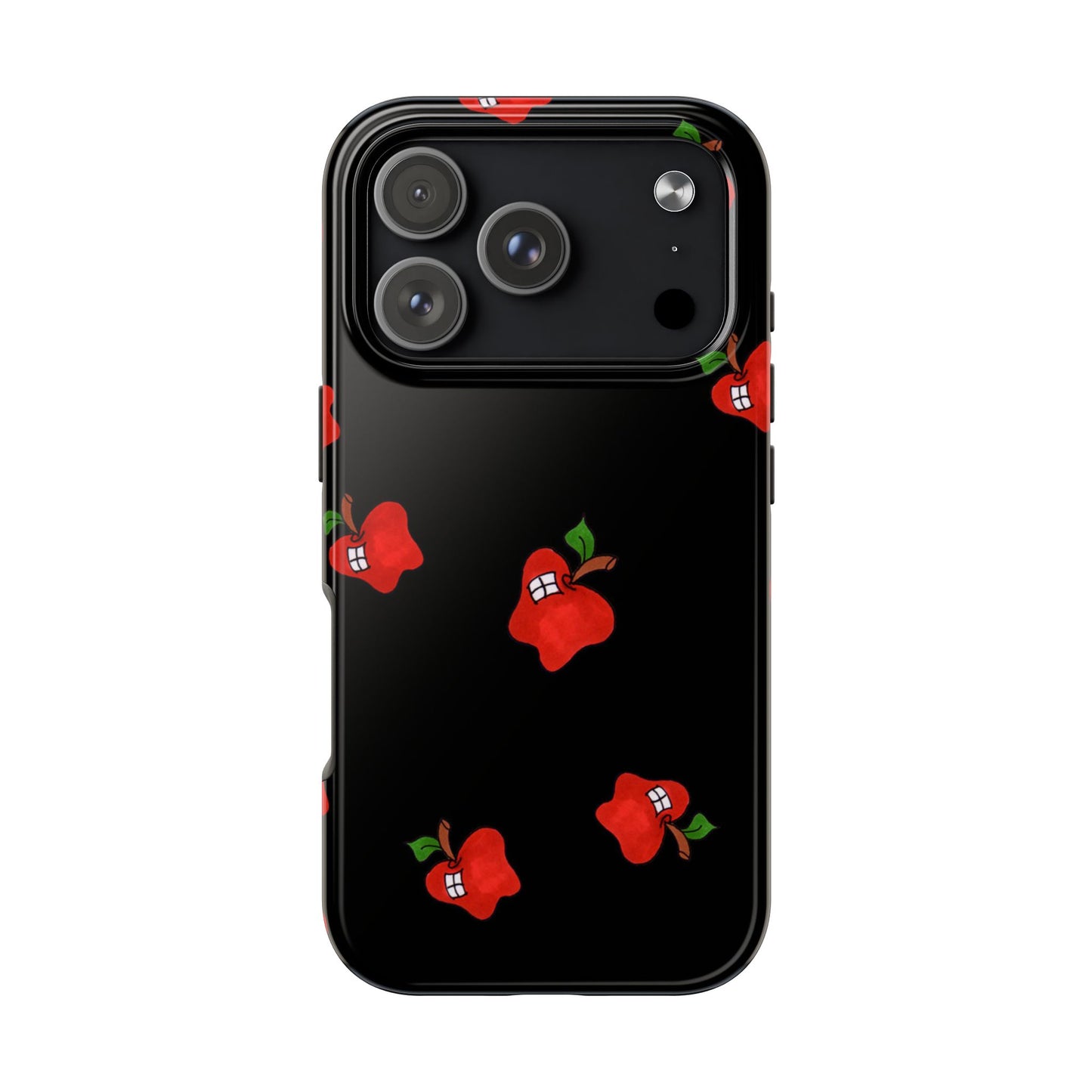 Flying Apples Black Phone Case