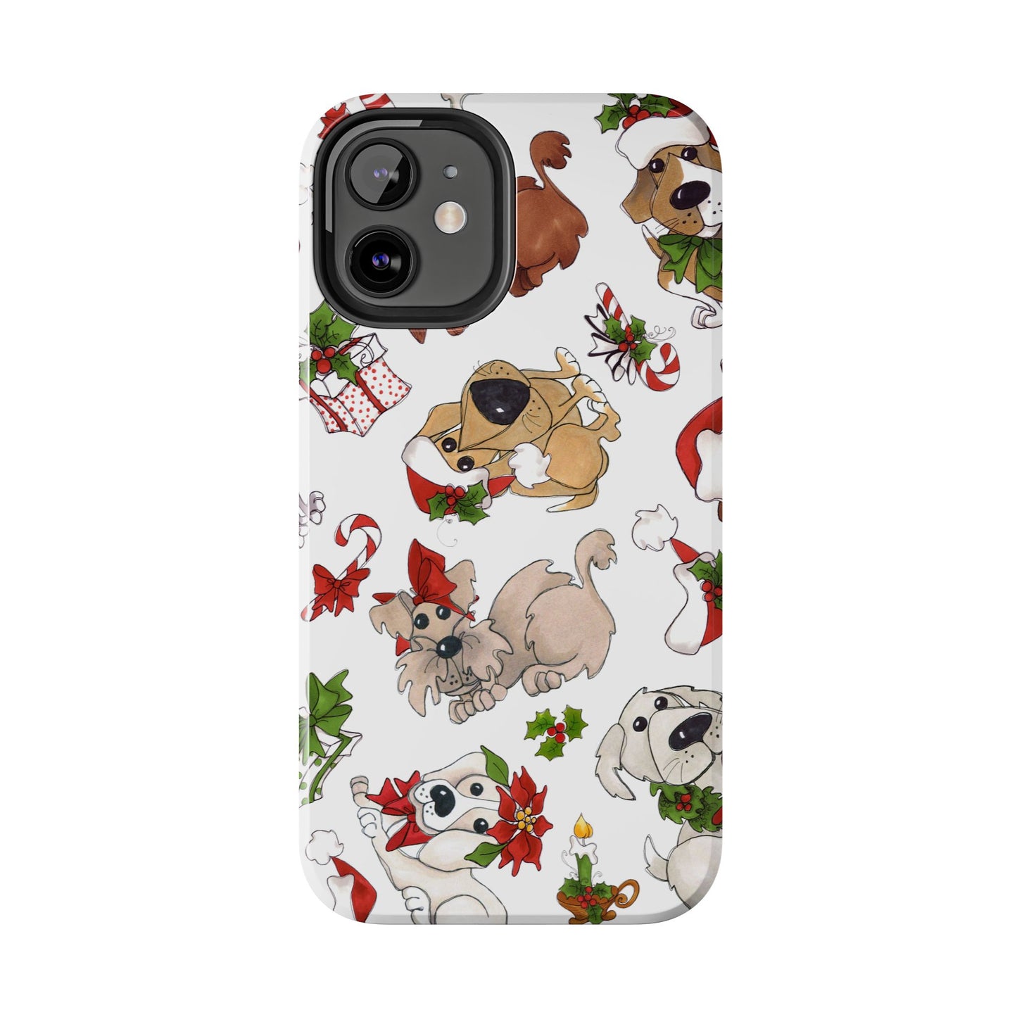 Doggie Toss White Phone Case